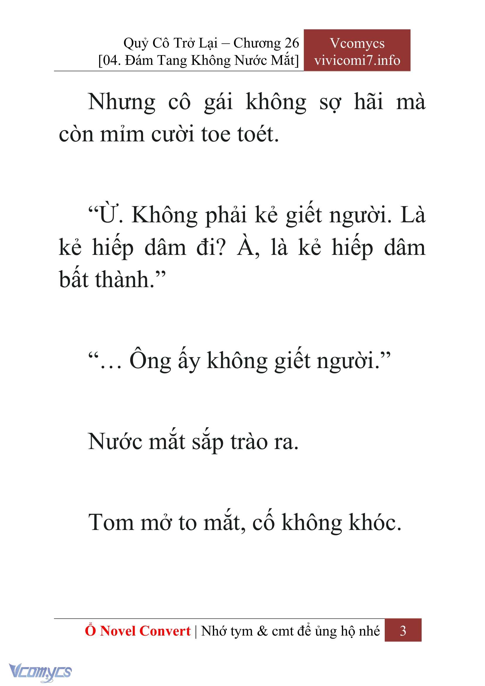 [Novel] Quý Cô Trở Lại Chapter 26 - Trang 6