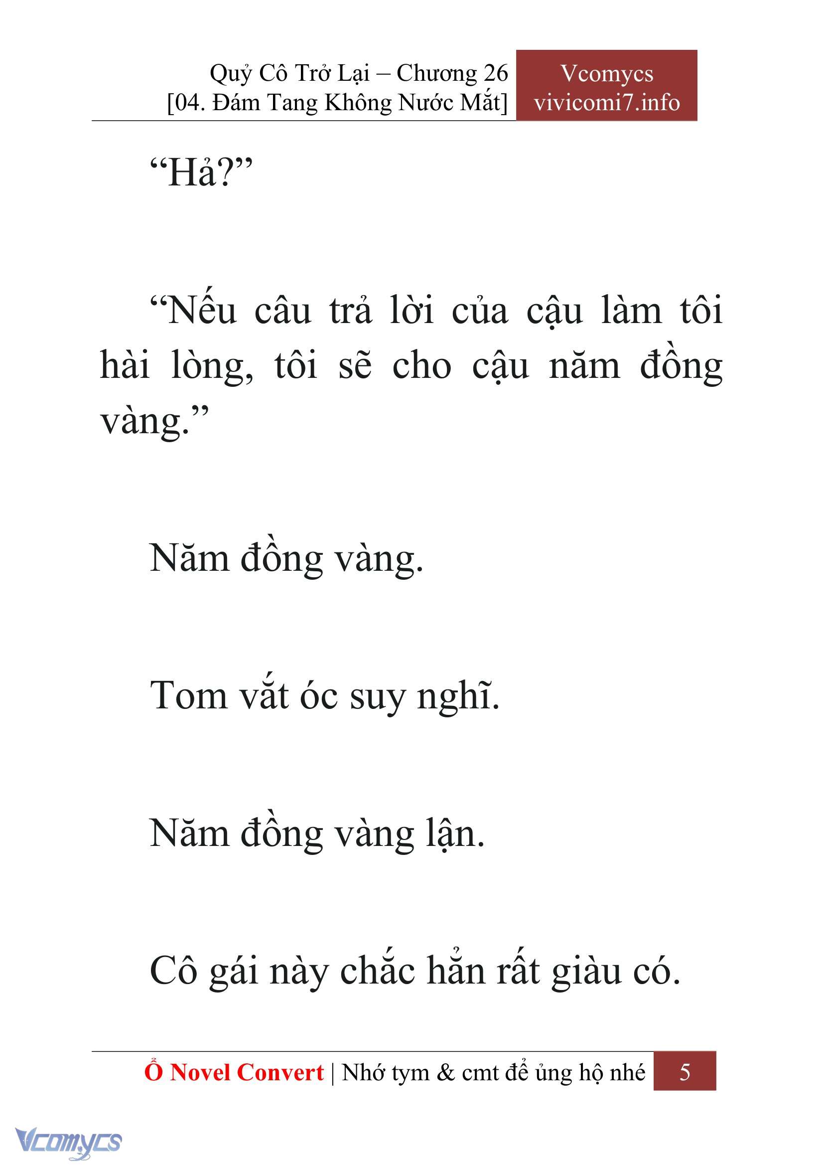 [Novel] Quý Cô Trở Lại Chapter 26 - Trang 8