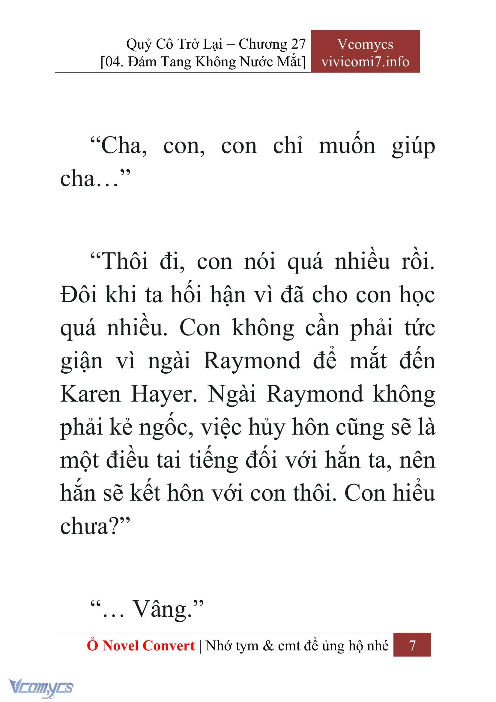 [Novel] Quý Cô Trở Lại Chapter 27 - Trang 10