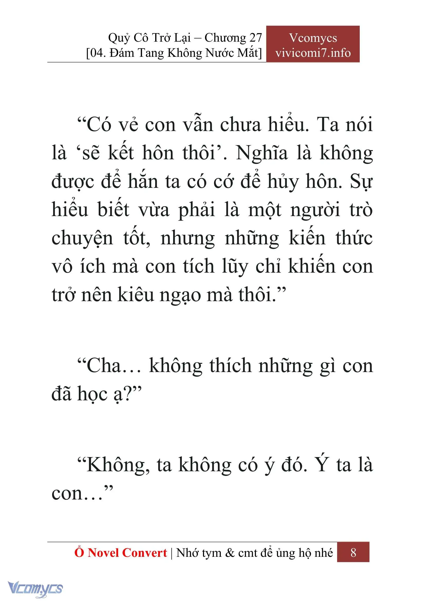 [Novel] Quý Cô Trở Lại Chapter 27 - Trang 11
