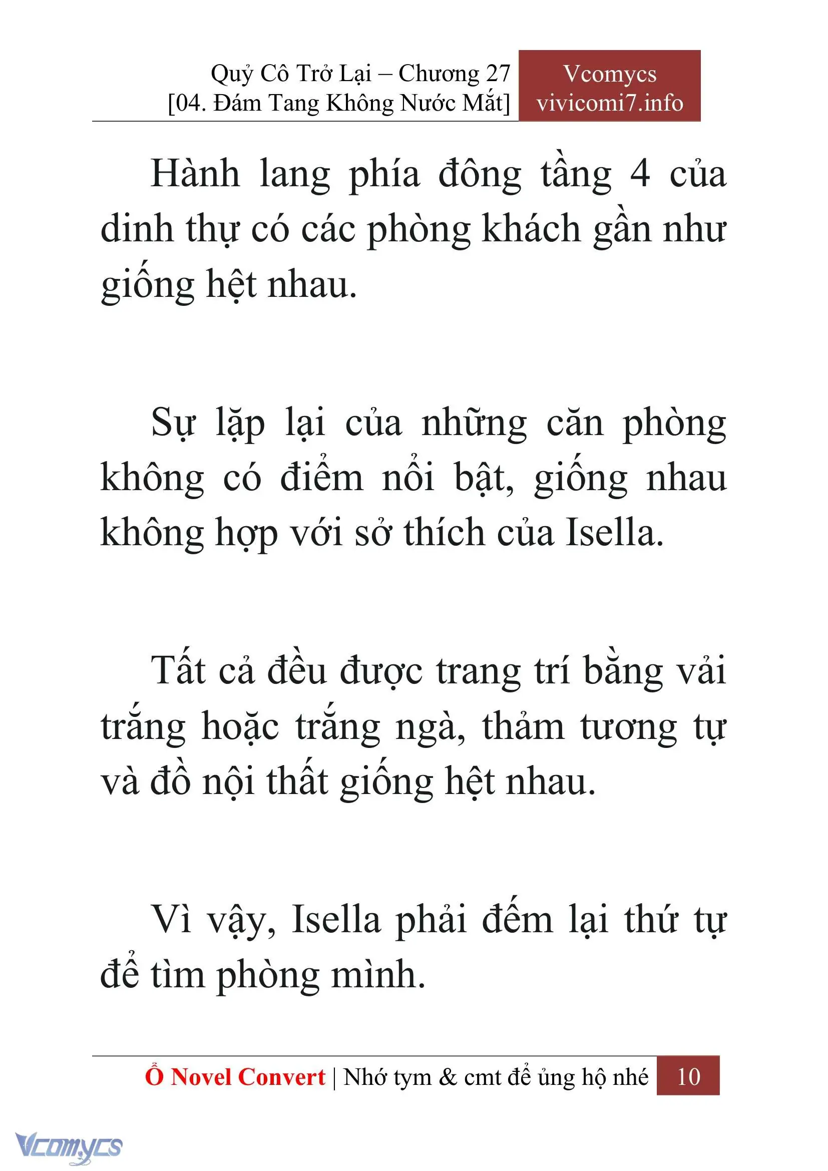 [Novel] Quý Cô Trở Lại Chapter 27 - Trang 13