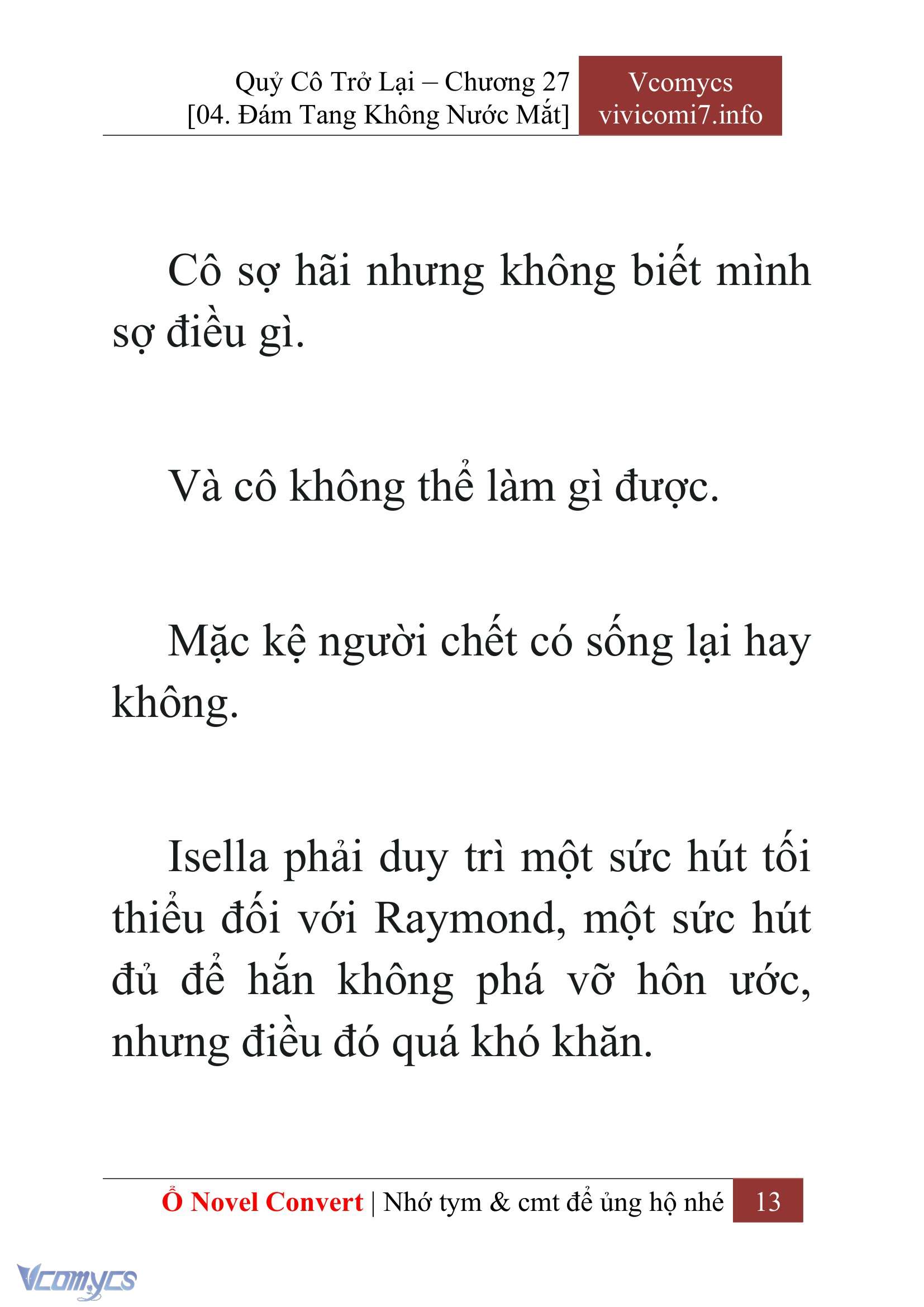 [Novel] Quý Cô Trở Lại Chapter 27 - Trang 16