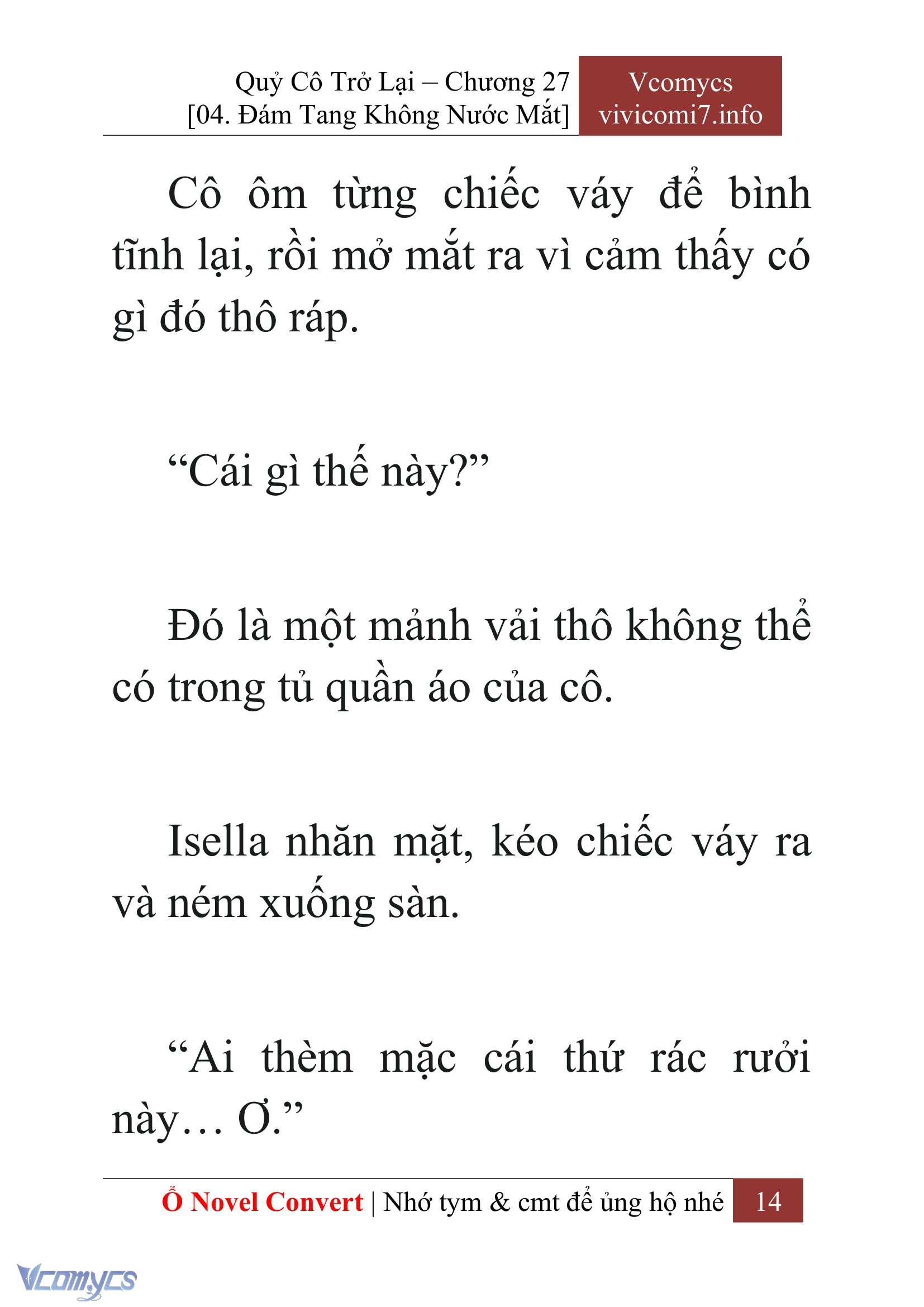 [Novel] Quý Cô Trở Lại Chapter 27 - Trang 17