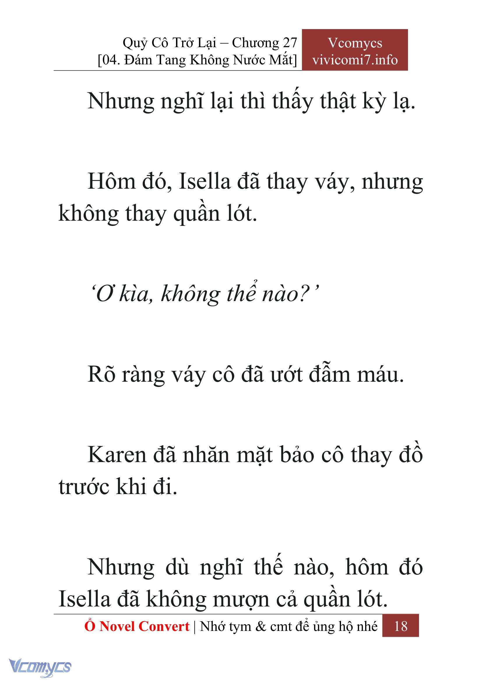 [Novel] Quý Cô Trở Lại Chapter 27 - Trang 21