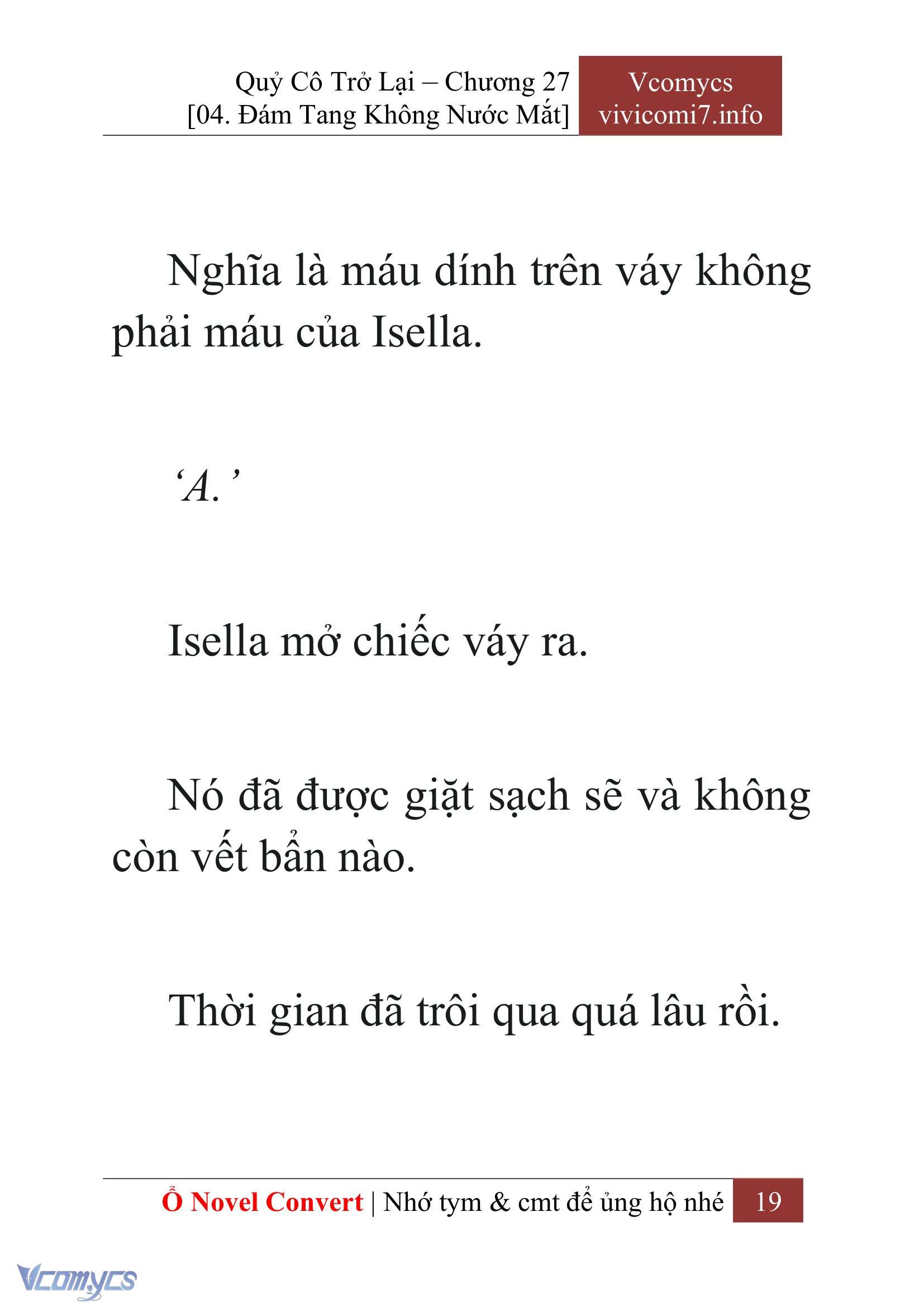 [Novel] Quý Cô Trở Lại Chapter 27 - Trang 22