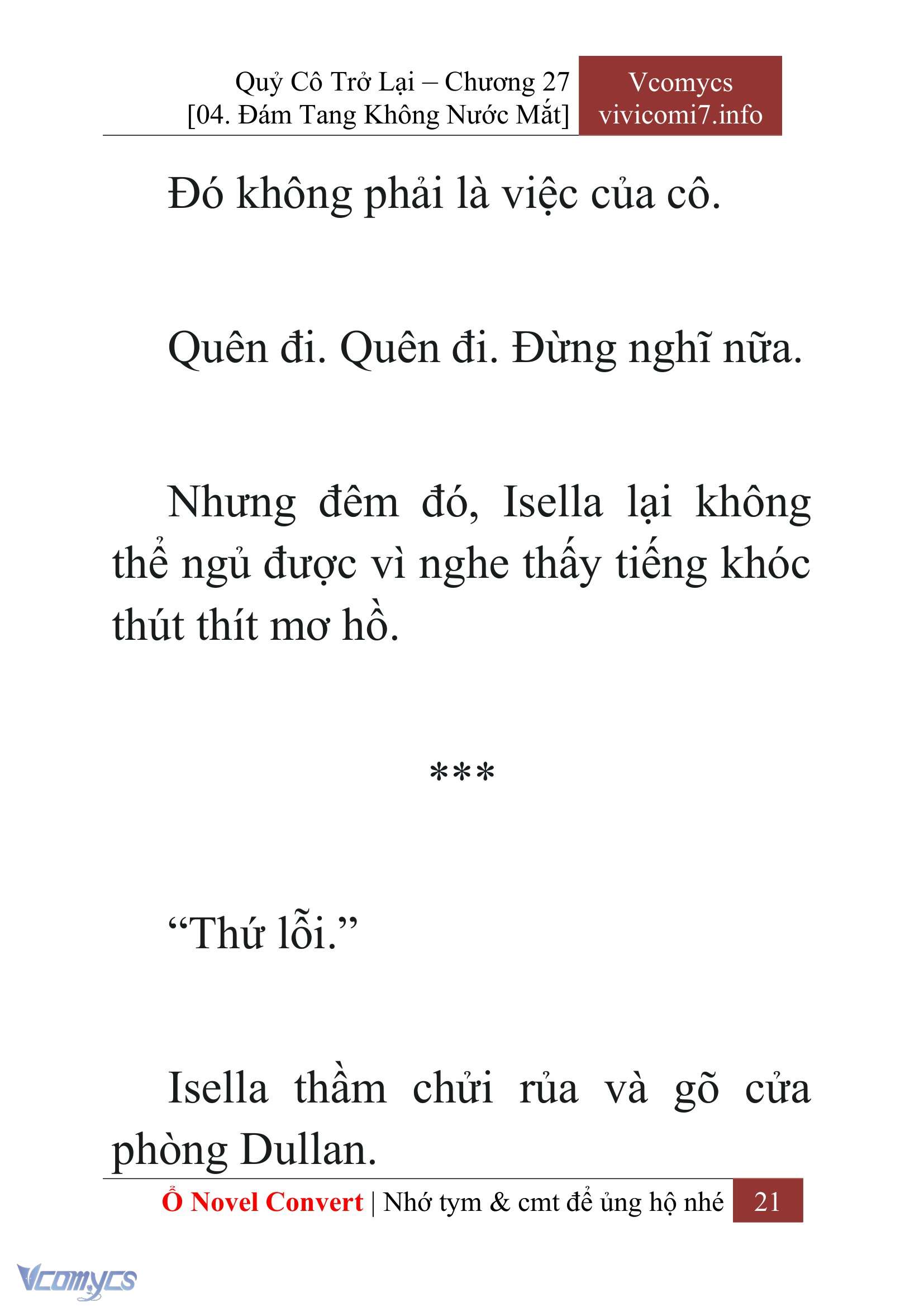 [Novel] Quý Cô Trở Lại Chapter 27 - Trang 24