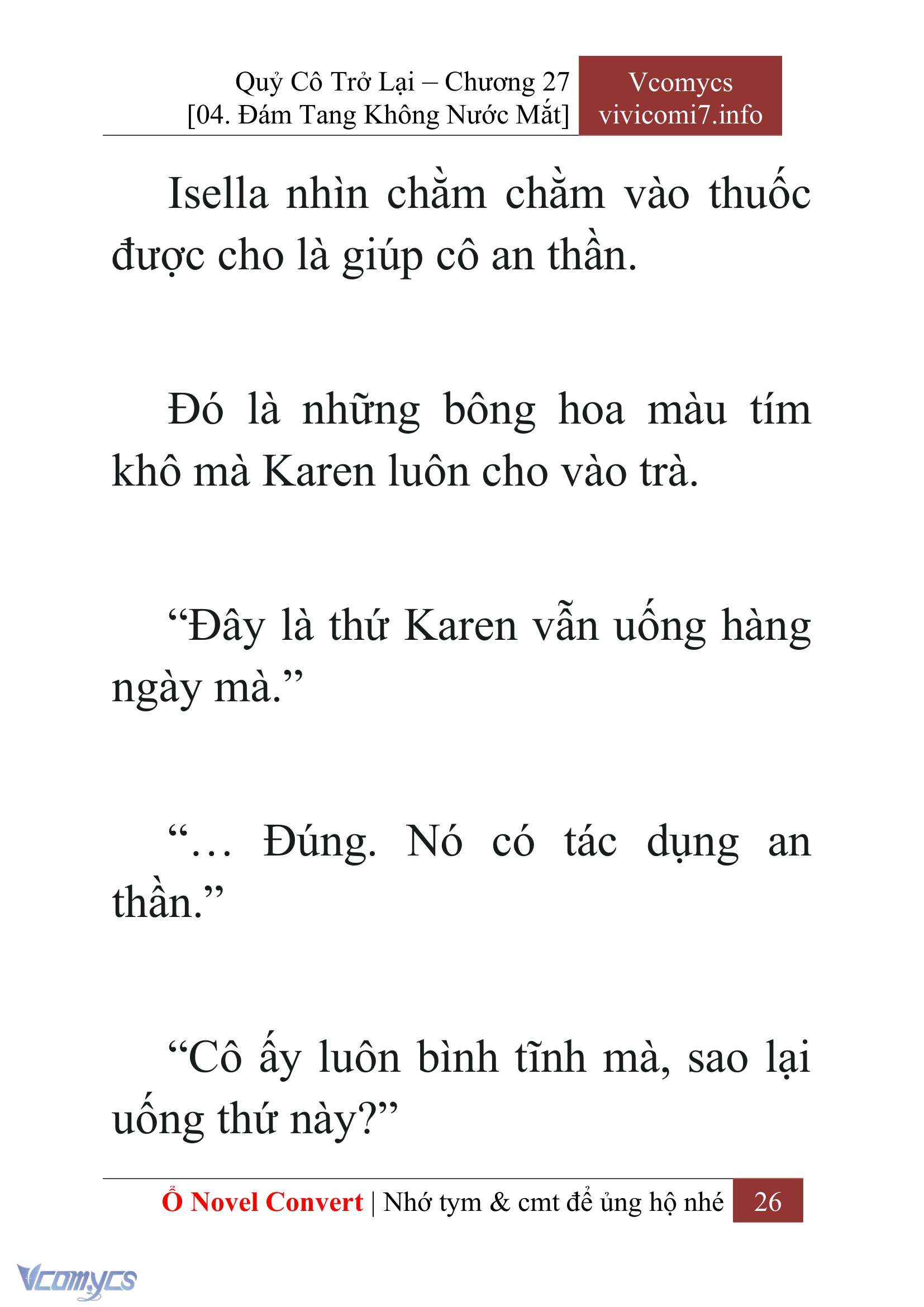 [Novel] Quý Cô Trở Lại Chapter 27 - Trang 29