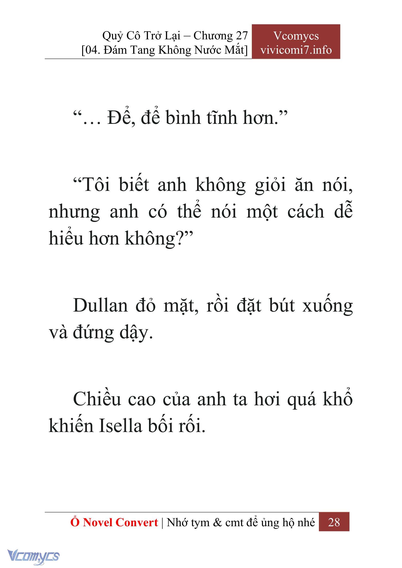 [Novel] Quý Cô Trở Lại Chapter 27 - Trang 31