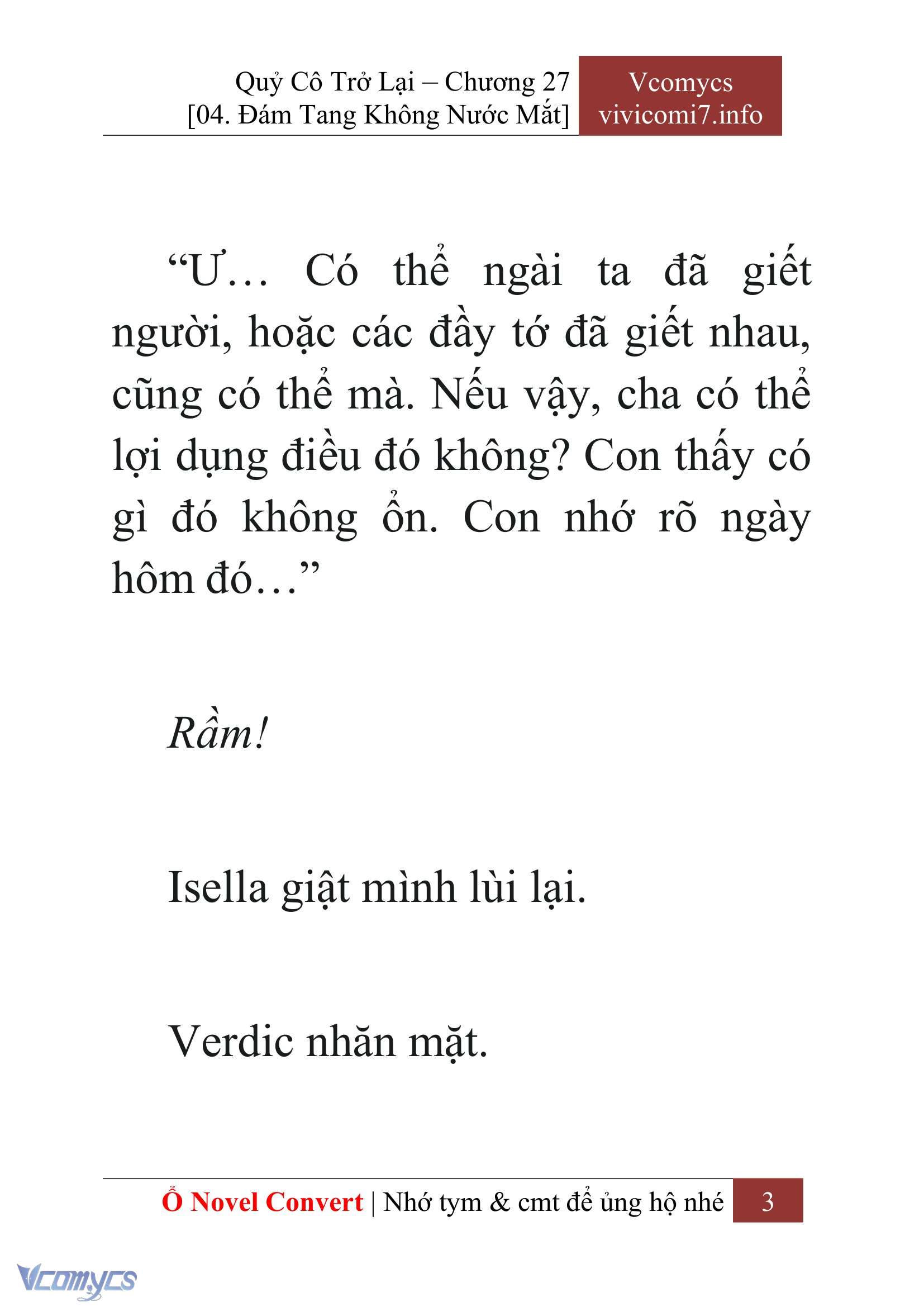 [Novel] Quý Cô Trở Lại Chapter 27 - Trang 6