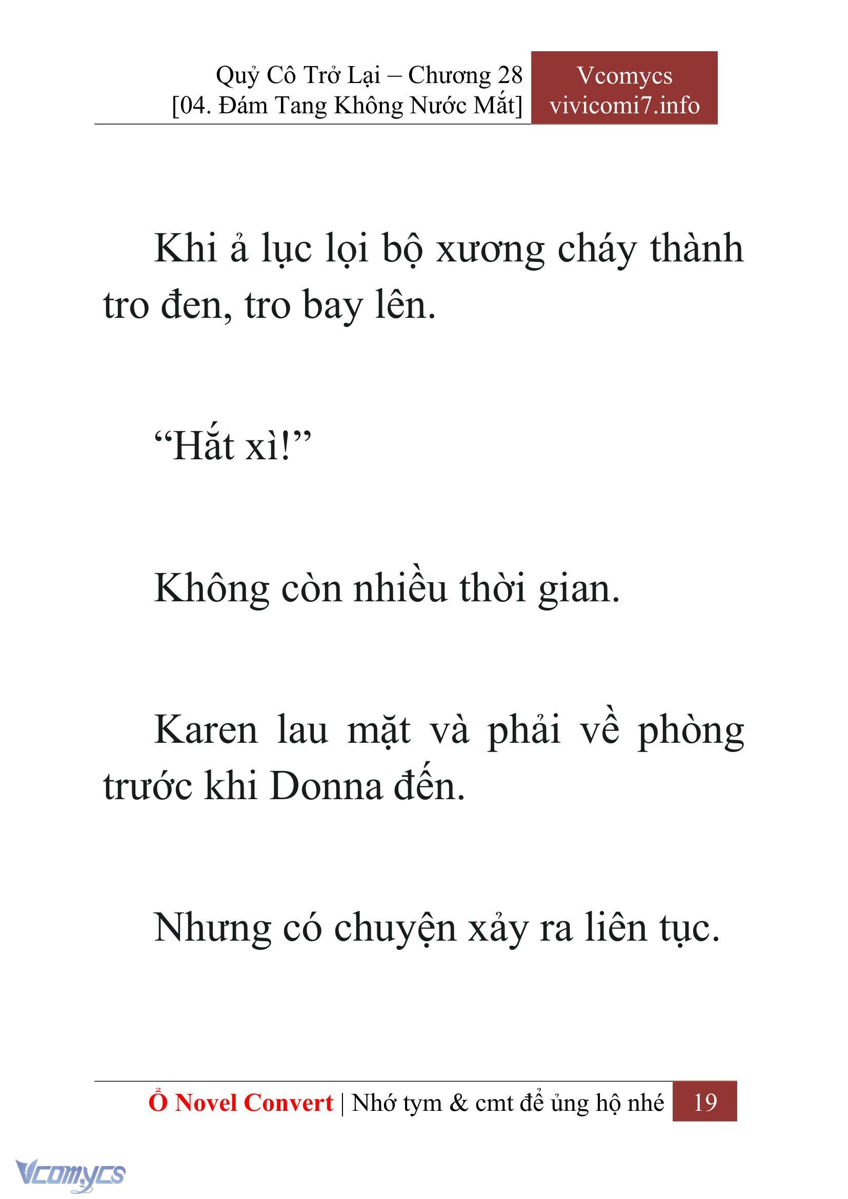 [Novel] Quý Cô Trở Lại Chapter 28 - Trang 22