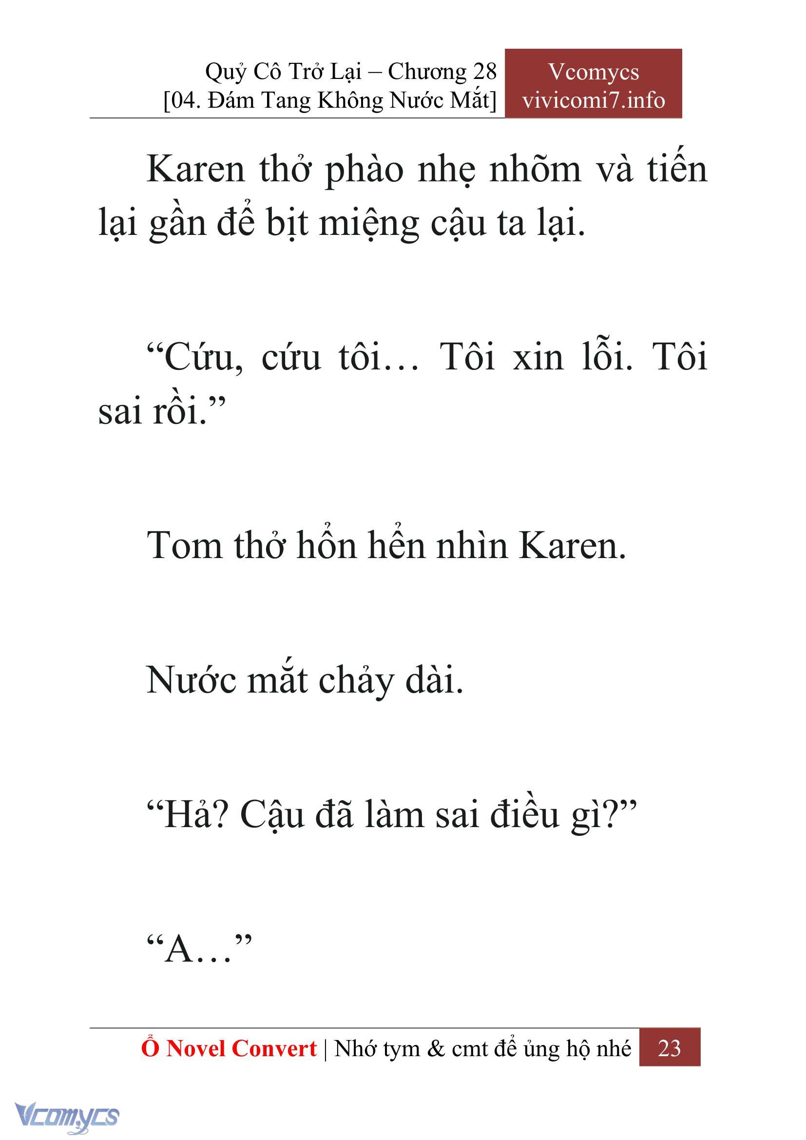 [Novel] Quý Cô Trở Lại Chapter 28 - Trang 26