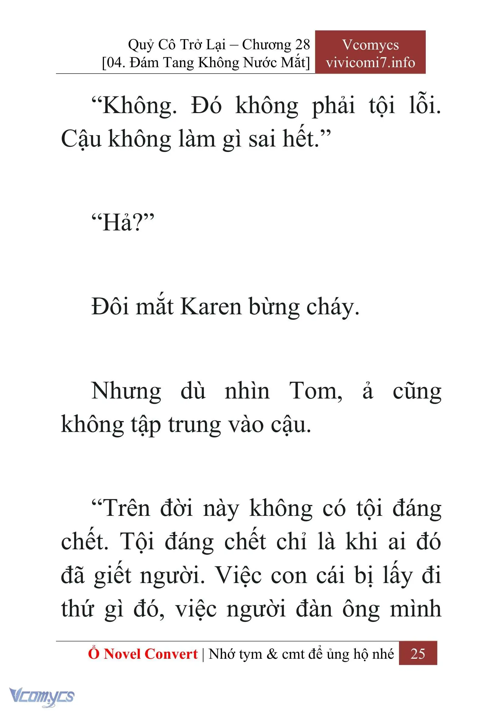 [Novel] Quý Cô Trở Lại Chapter 28 - Trang 28