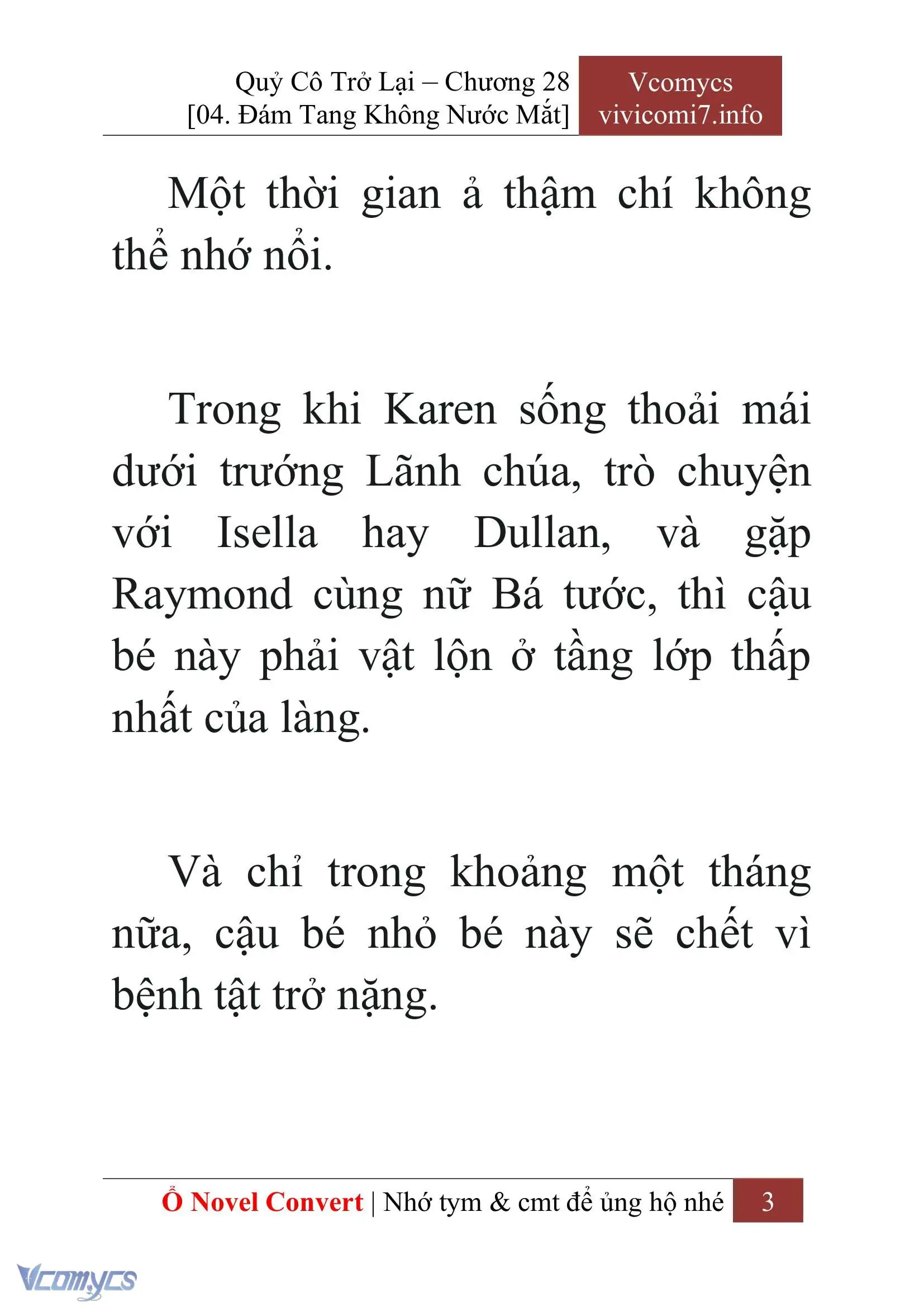 [Novel] Quý Cô Trở Lại Chapter 28 - Trang 6