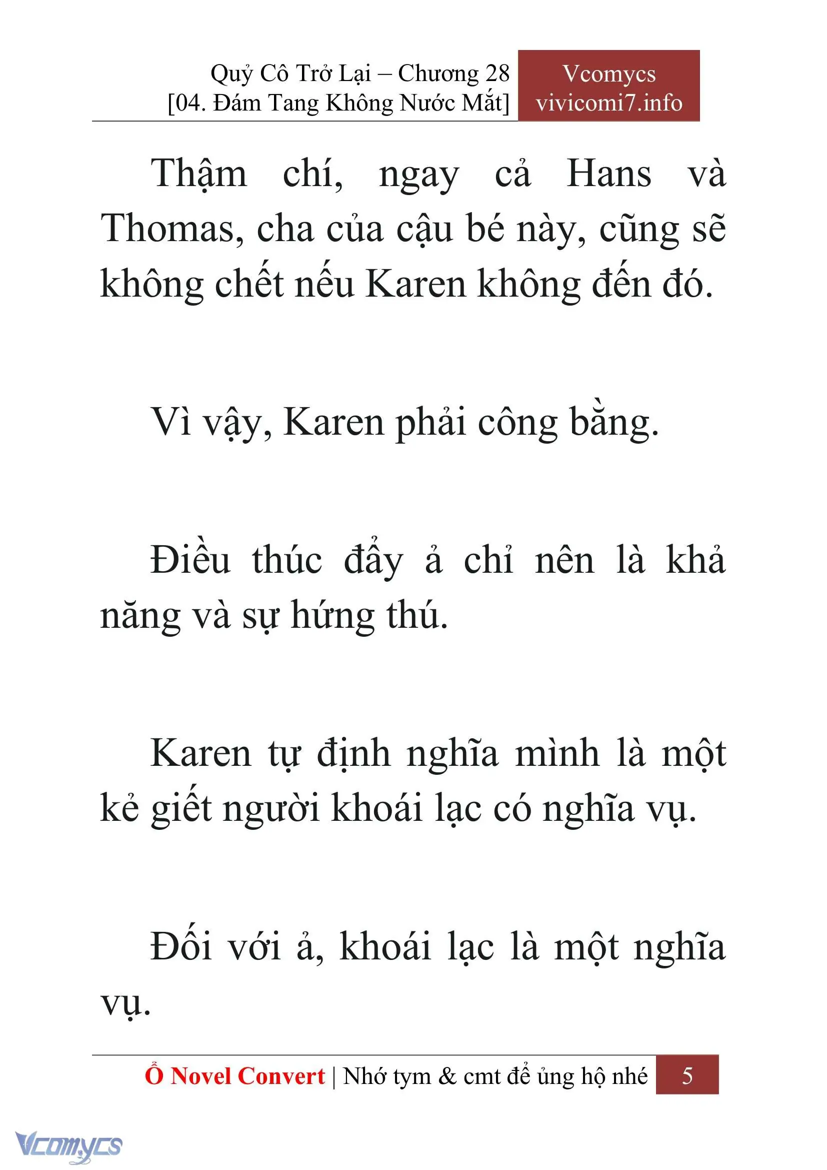 [Novel] Quý Cô Trở Lại Chapter 28 - Trang 8