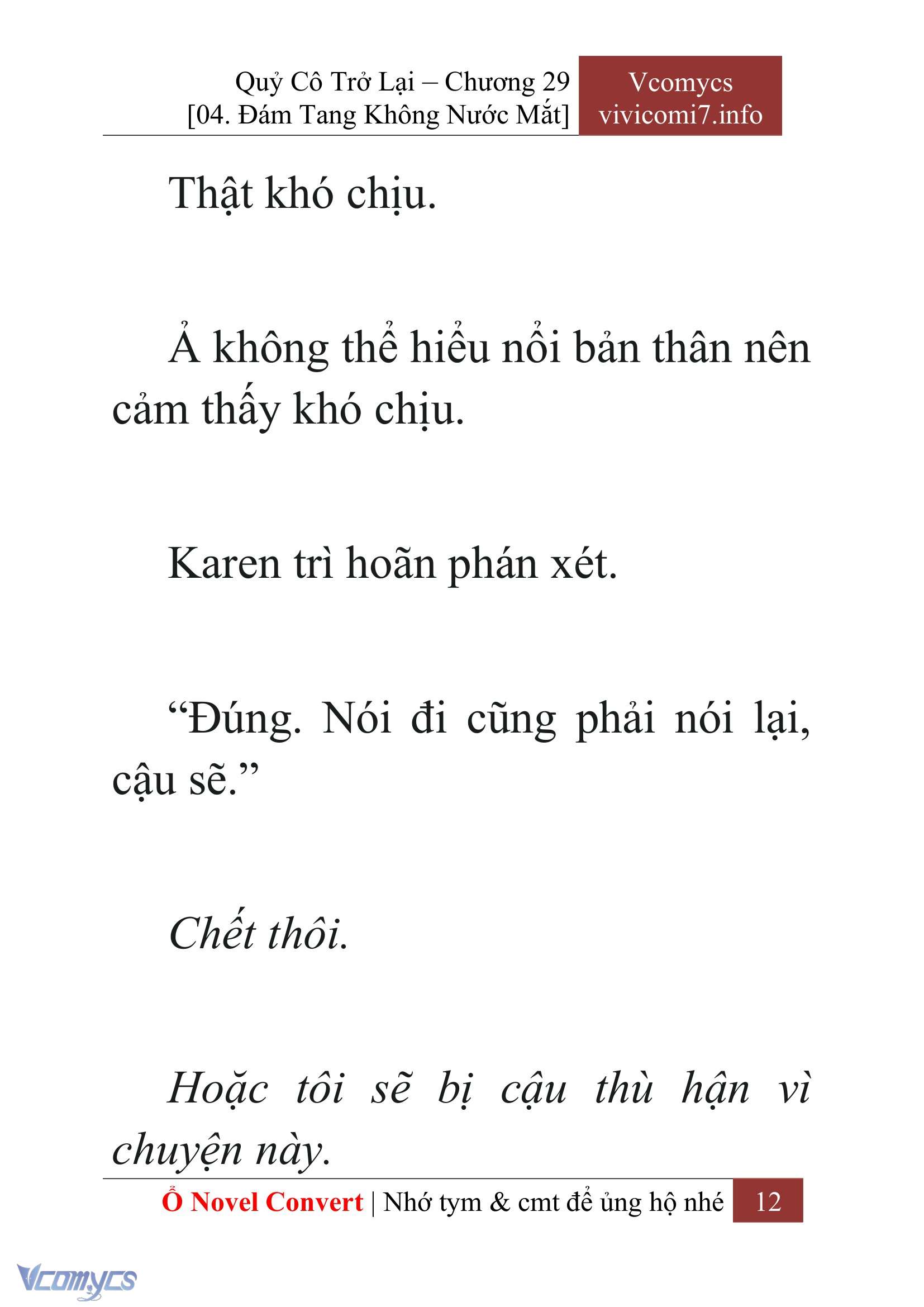 [Novel] Quý Cô Trở Lại Chapter 29 - Trang 15