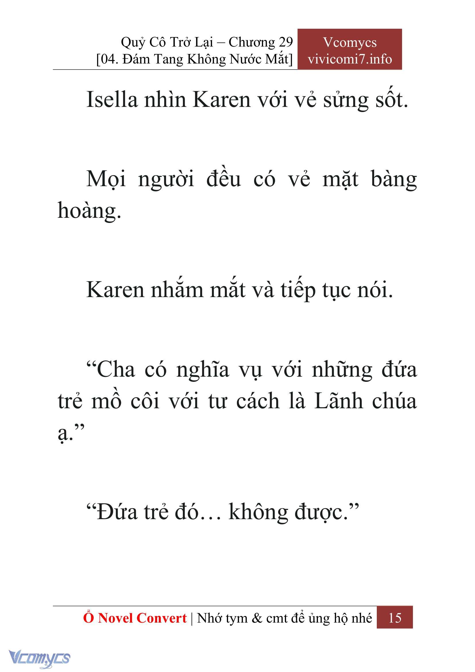 [Novel] Quý Cô Trở Lại Chapter 29 - Trang 18