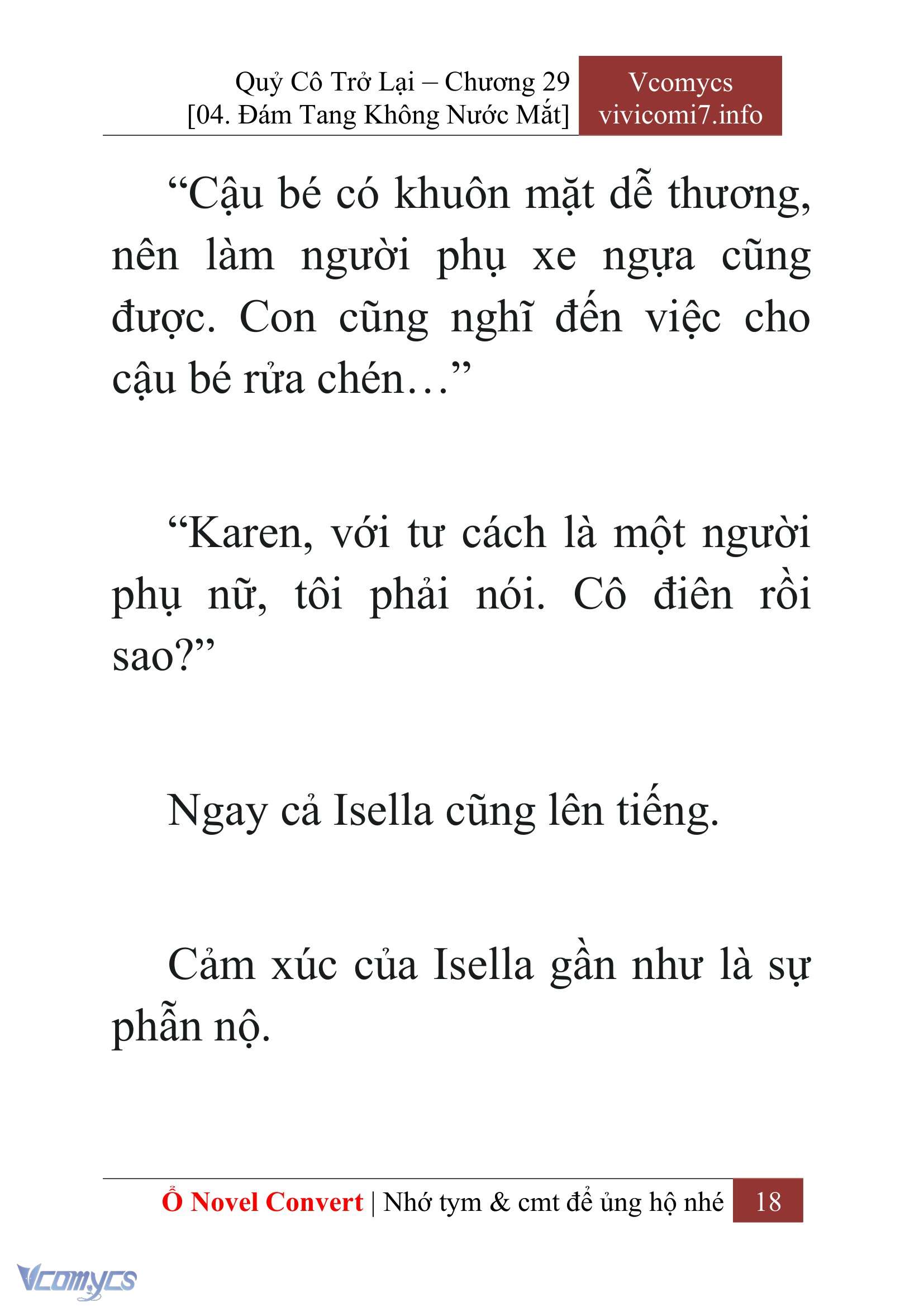 [Novel] Quý Cô Trở Lại Chapter 29 - Trang 21