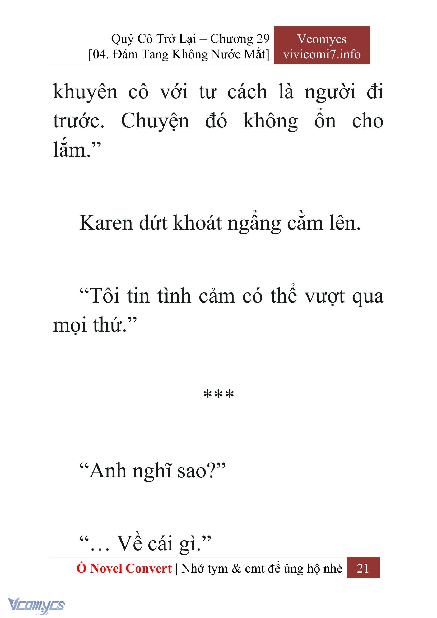 [Novel] Quý Cô Trở Lại Chapter 29 - Trang 24