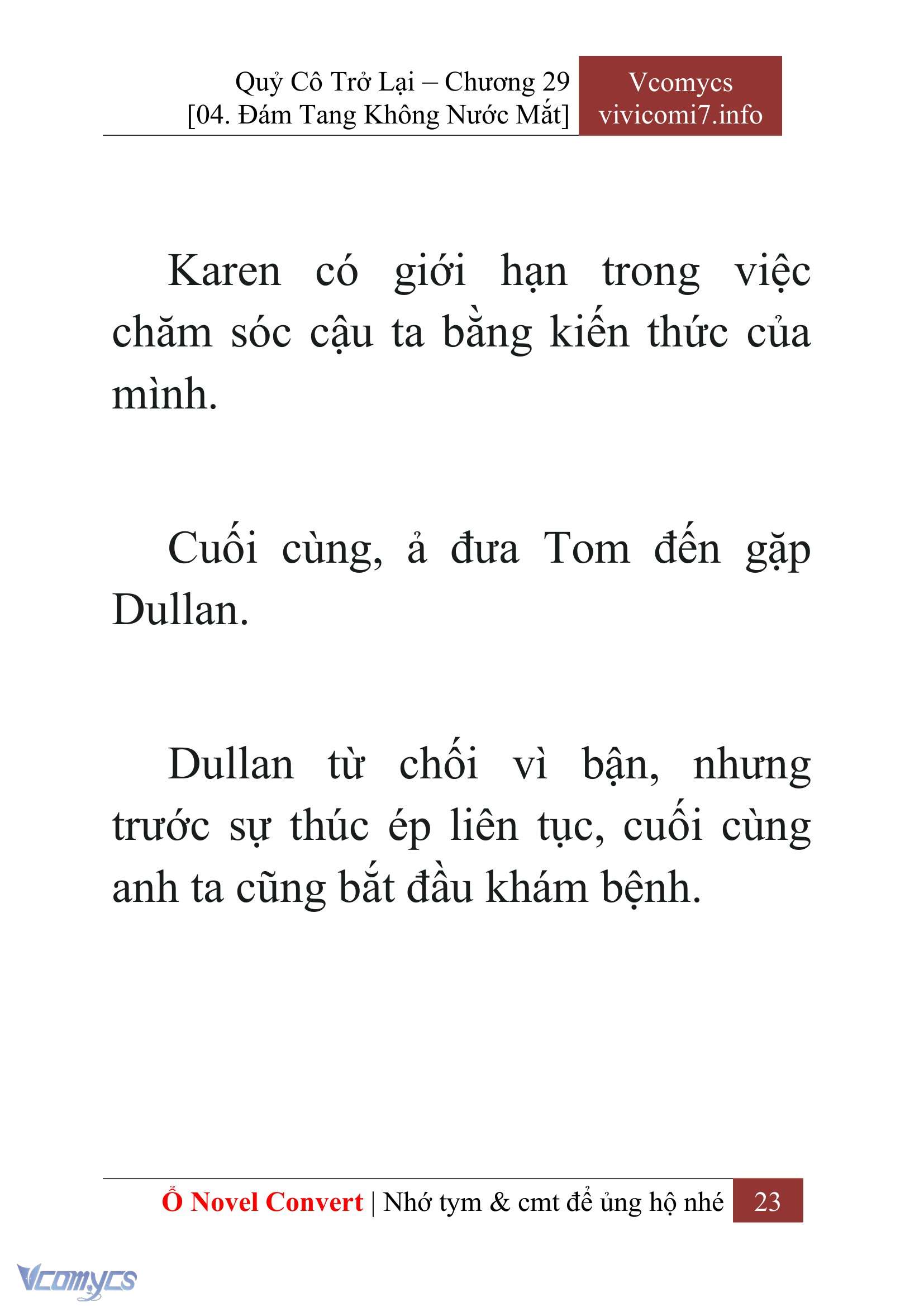 [Novel] Quý Cô Trở Lại Chapter 29 - Trang 26