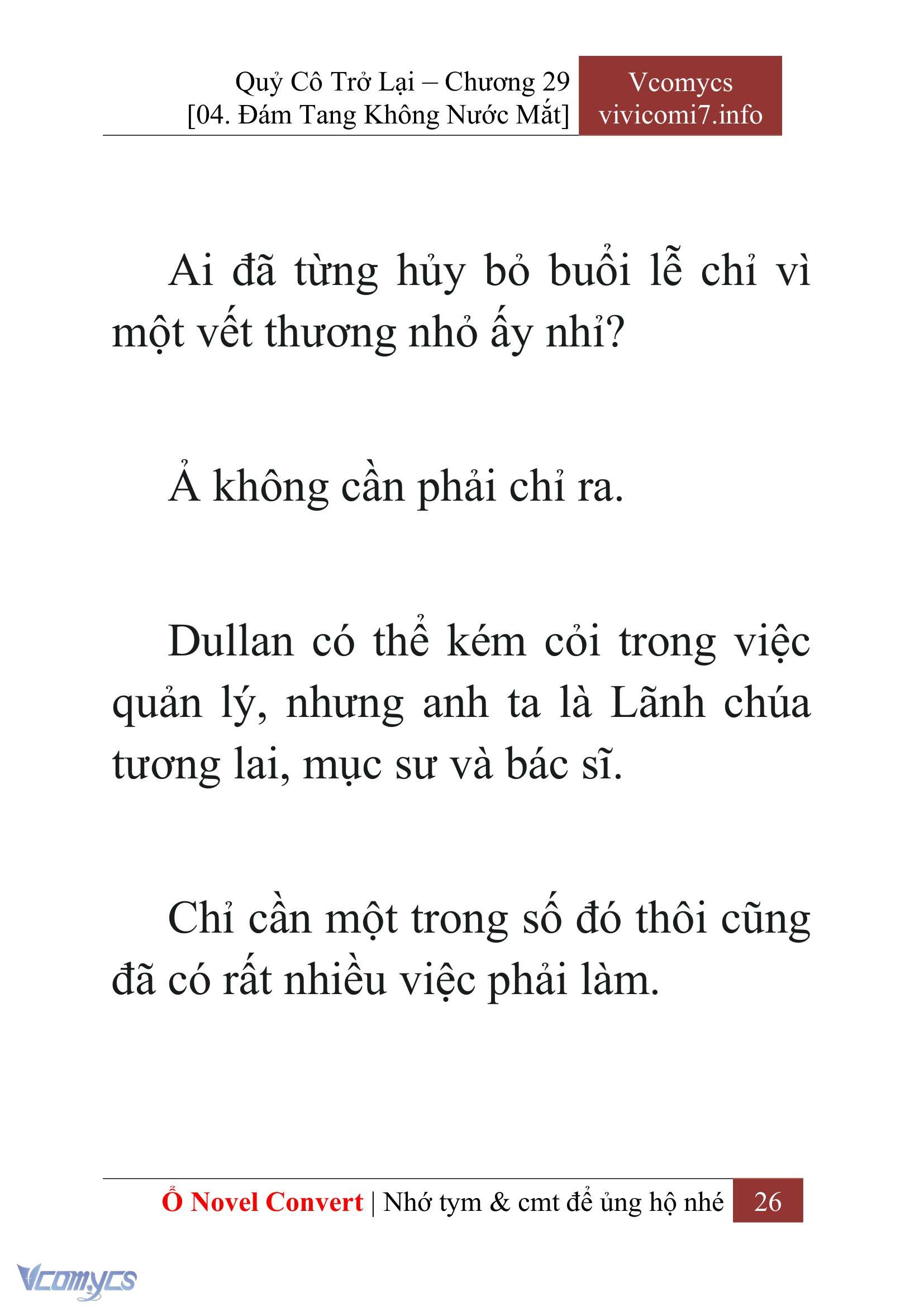 [Novel] Quý Cô Trở Lại Chapter 29 - Trang 29