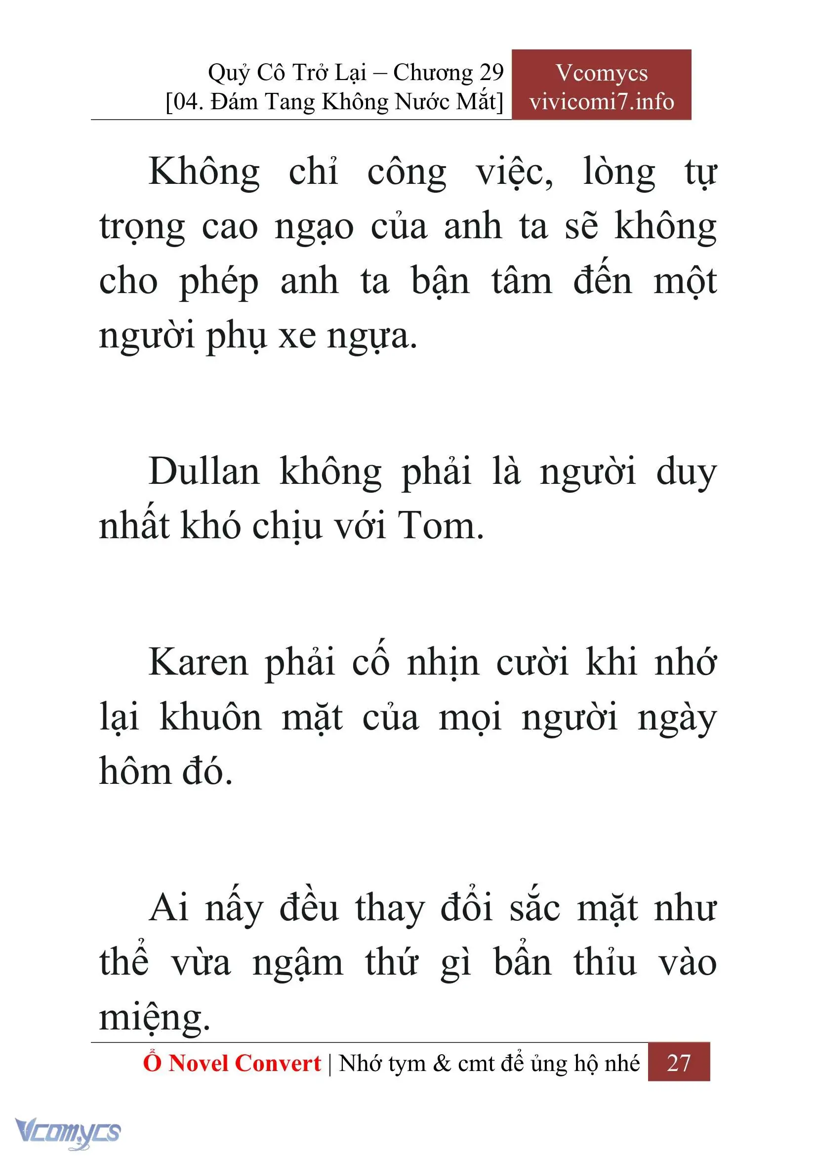[Novel] Quý Cô Trở Lại Chapter 29 - Trang 30