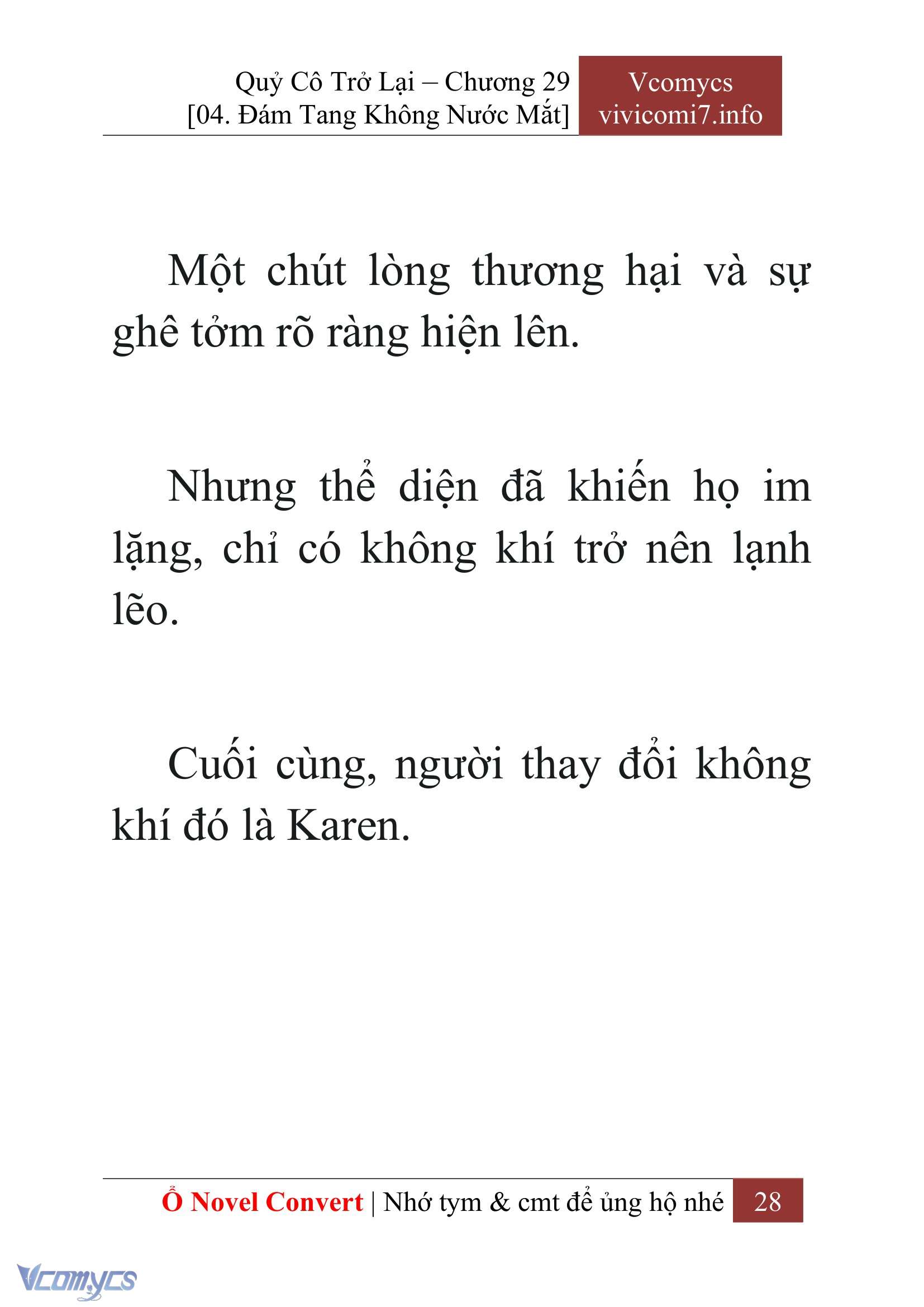 [Novel] Quý Cô Trở Lại Chapter 29 - Trang 31