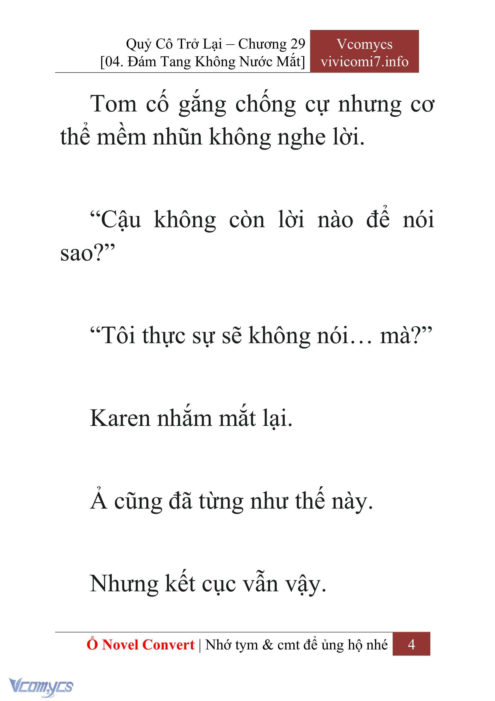 [Novel] Quý Cô Trở Lại Chapter 29 - Trang 7
