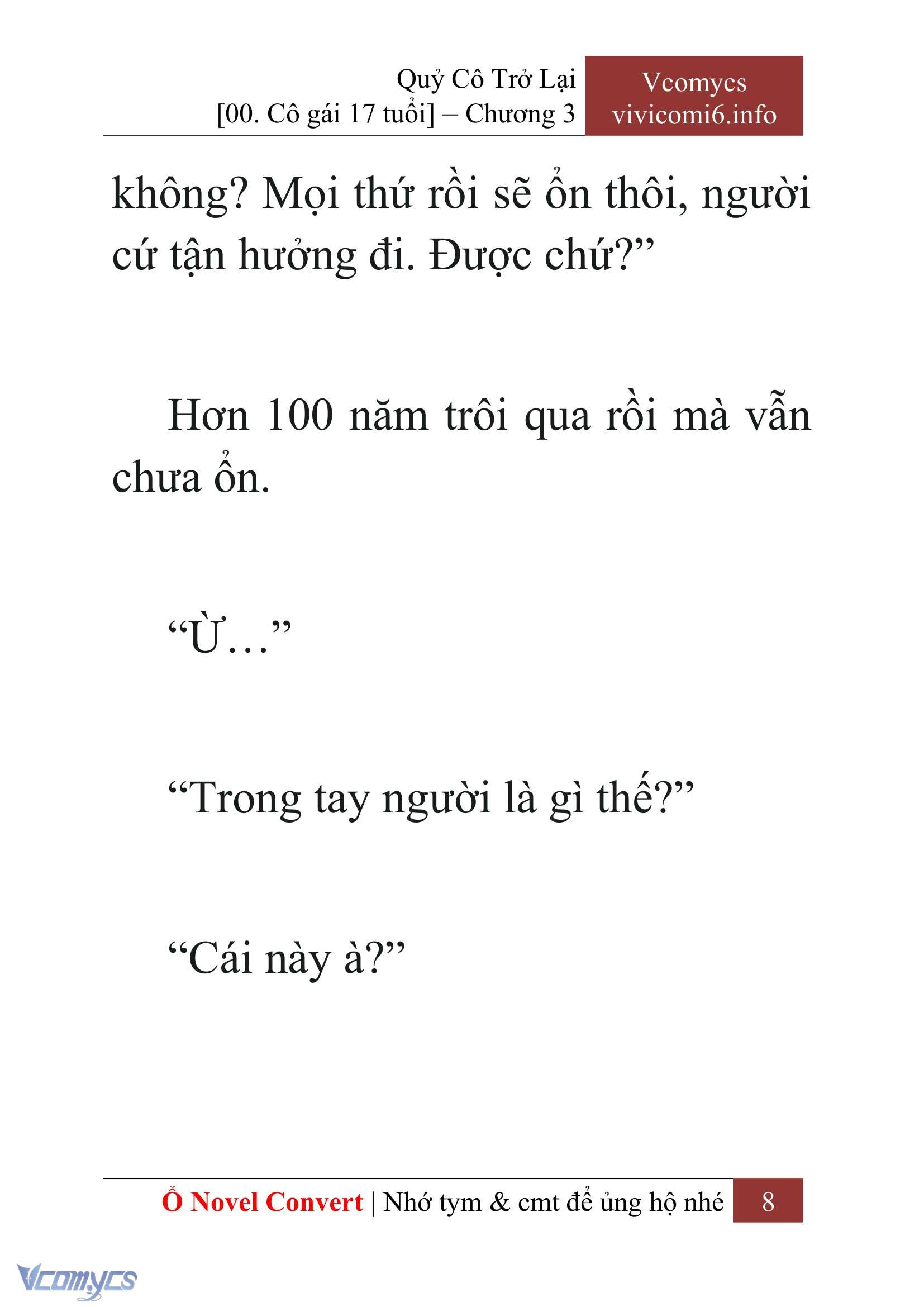 [Novel] Quý Cô Trở Lại Chapter 3 - Trang 11