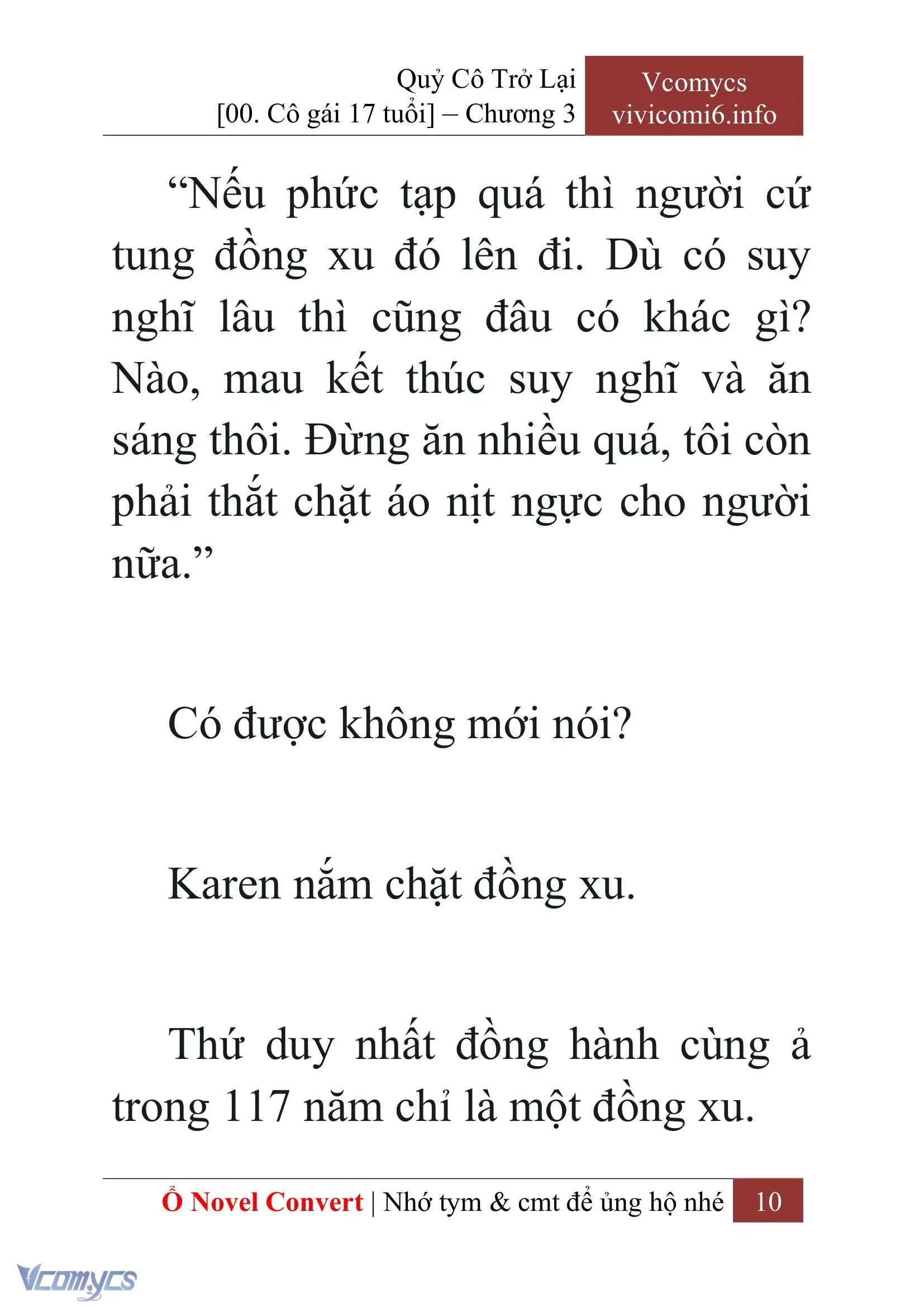 [Novel] Quý Cô Trở Lại Chapter 3 - Trang 13