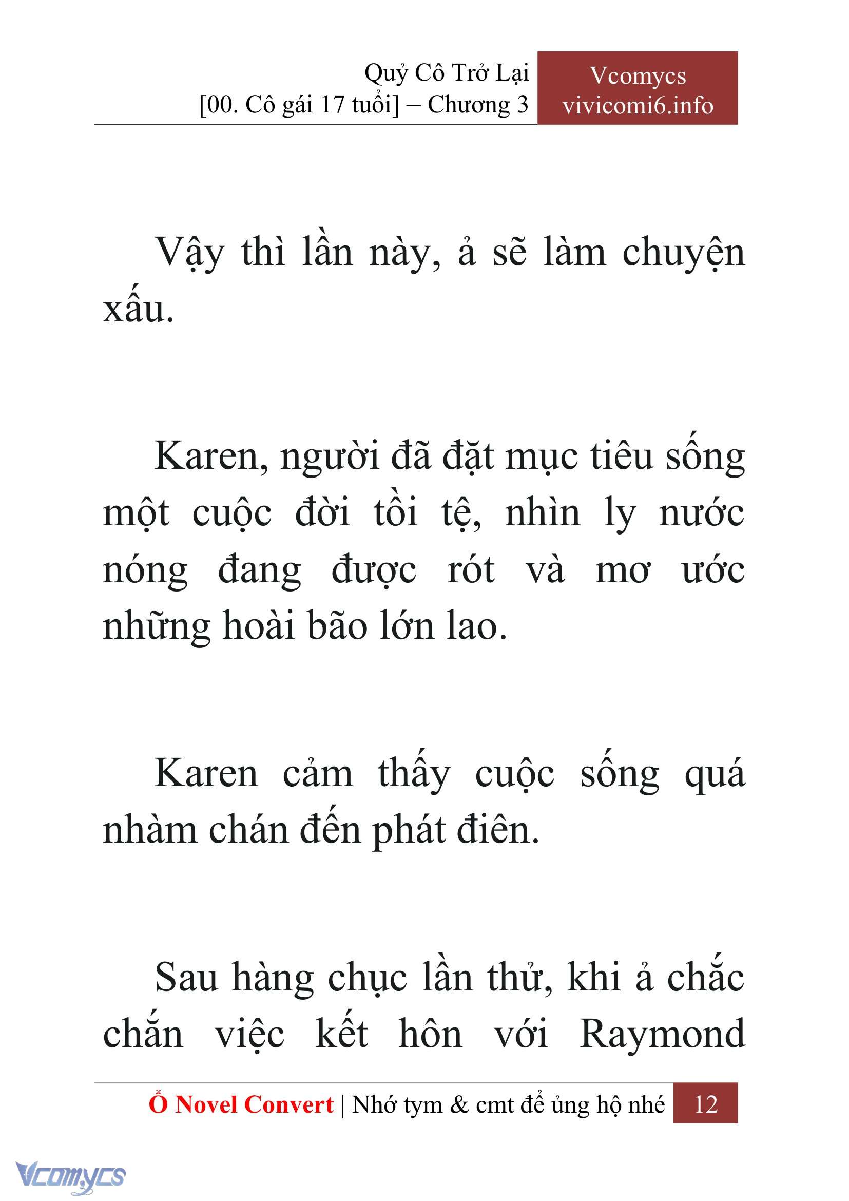[Novel] Quý Cô Trở Lại Chapter 3 - Trang 15