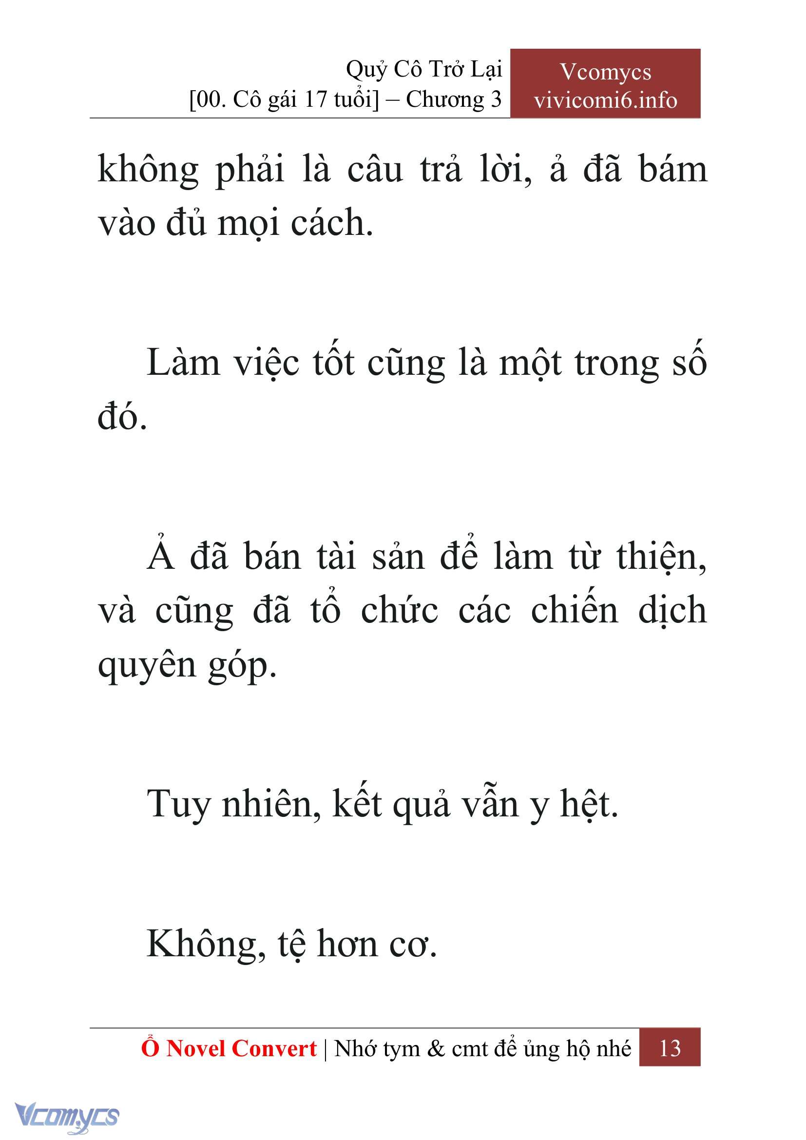 [Novel] Quý Cô Trở Lại Chapter 3 - Trang 16
