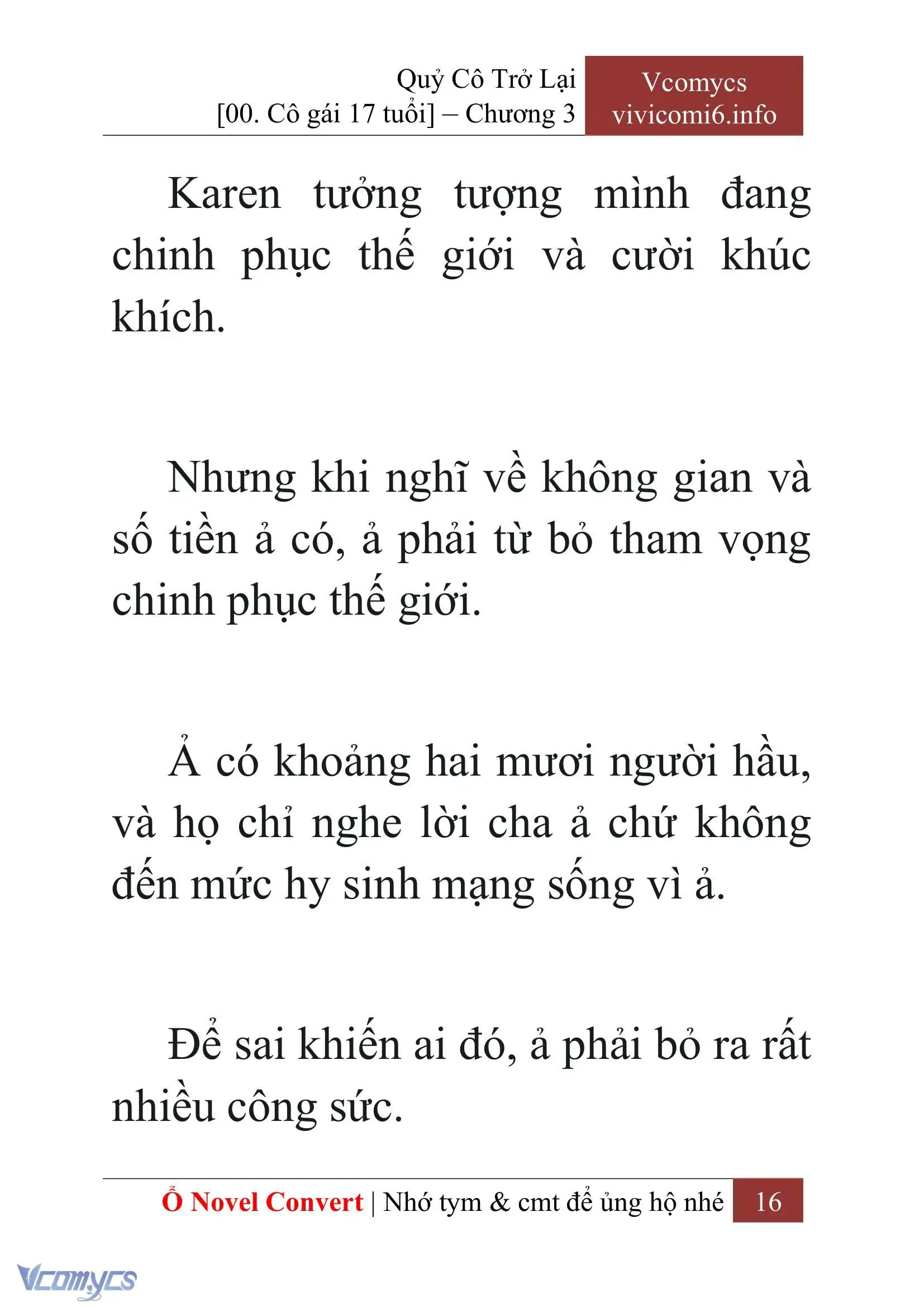 [Novel] Quý Cô Trở Lại Chapter 3 - Trang 19