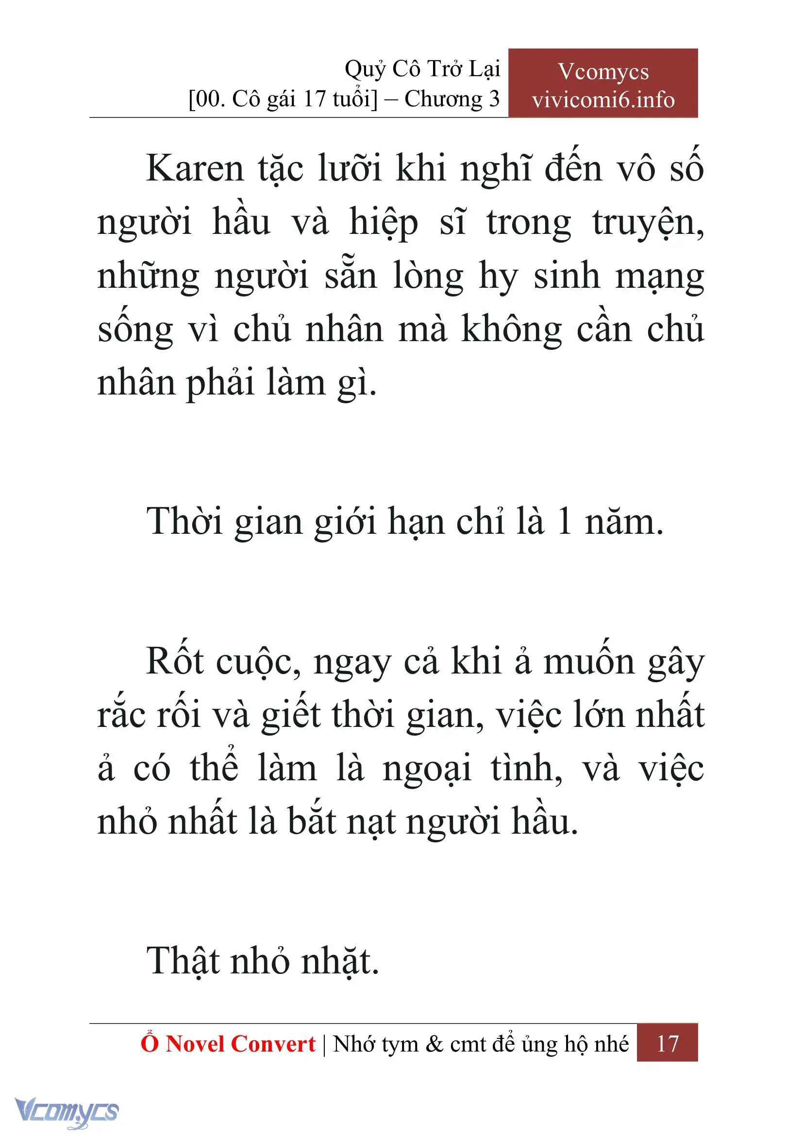 [Novel] Quý Cô Trở Lại Chapter 3 - Trang 20