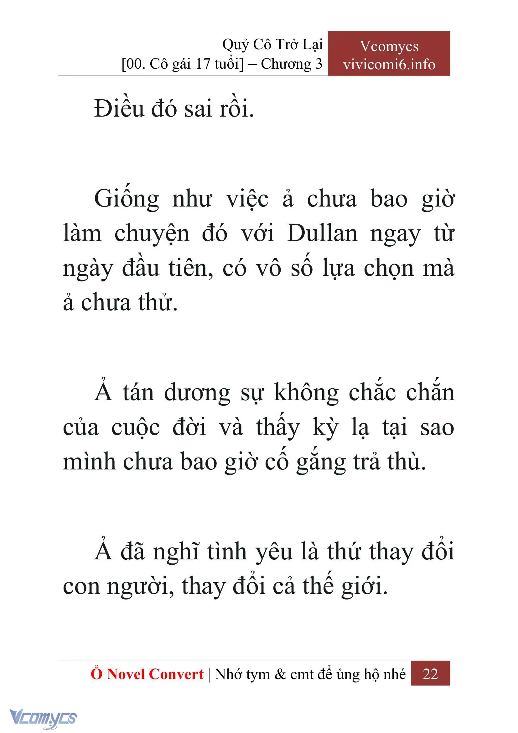 [Novel] Quý Cô Trở Lại Chapter 3 - Trang 25