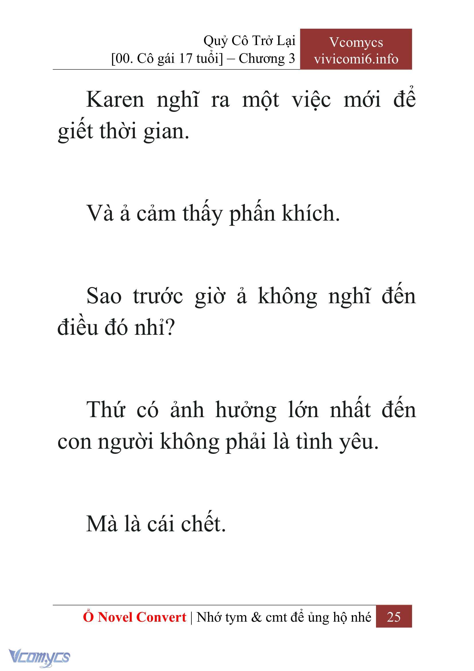 [Novel] Quý Cô Trở Lại Chapter 3 - Trang 28