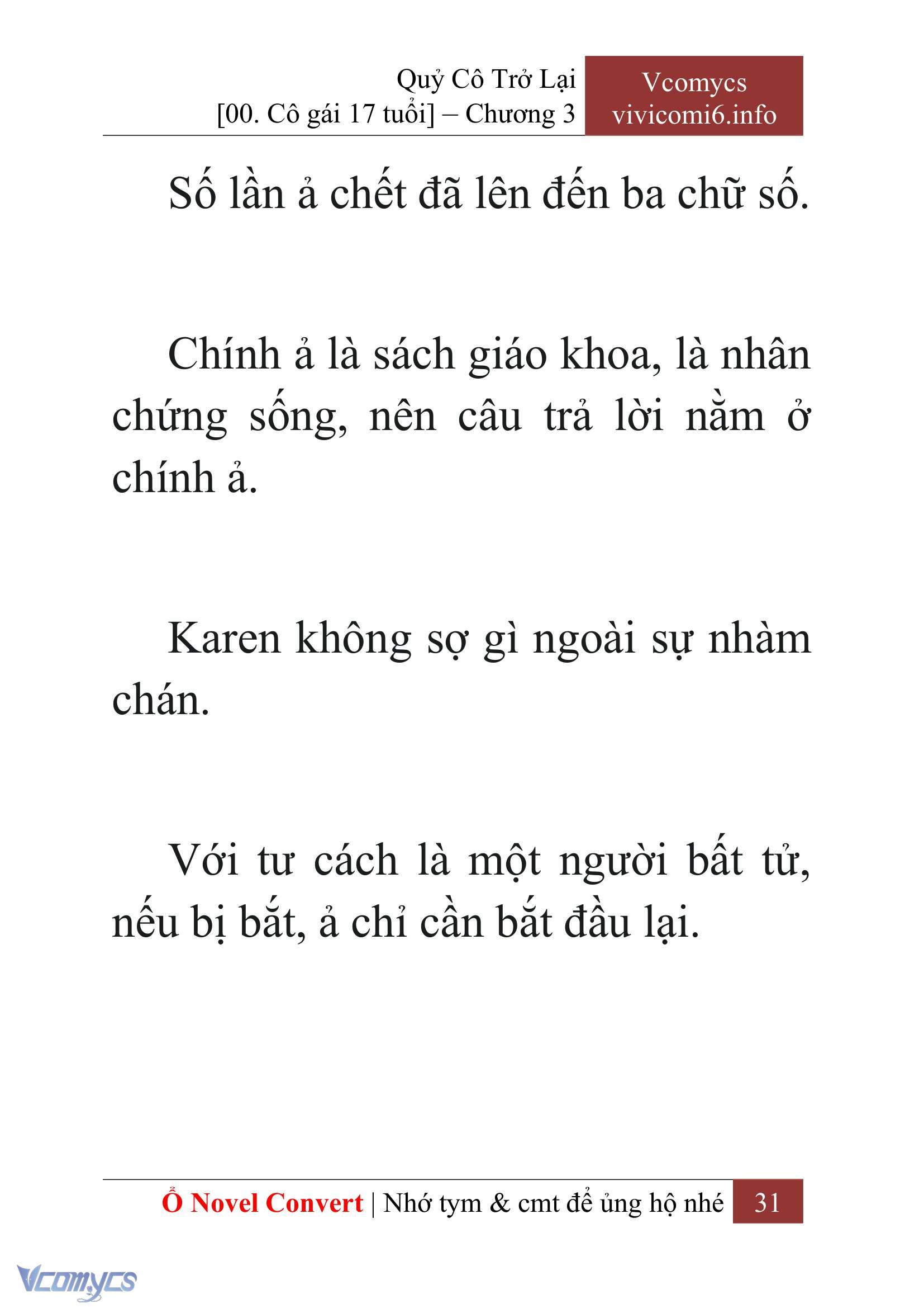 [Novel] Quý Cô Trở Lại Chapter 3 - Trang 34