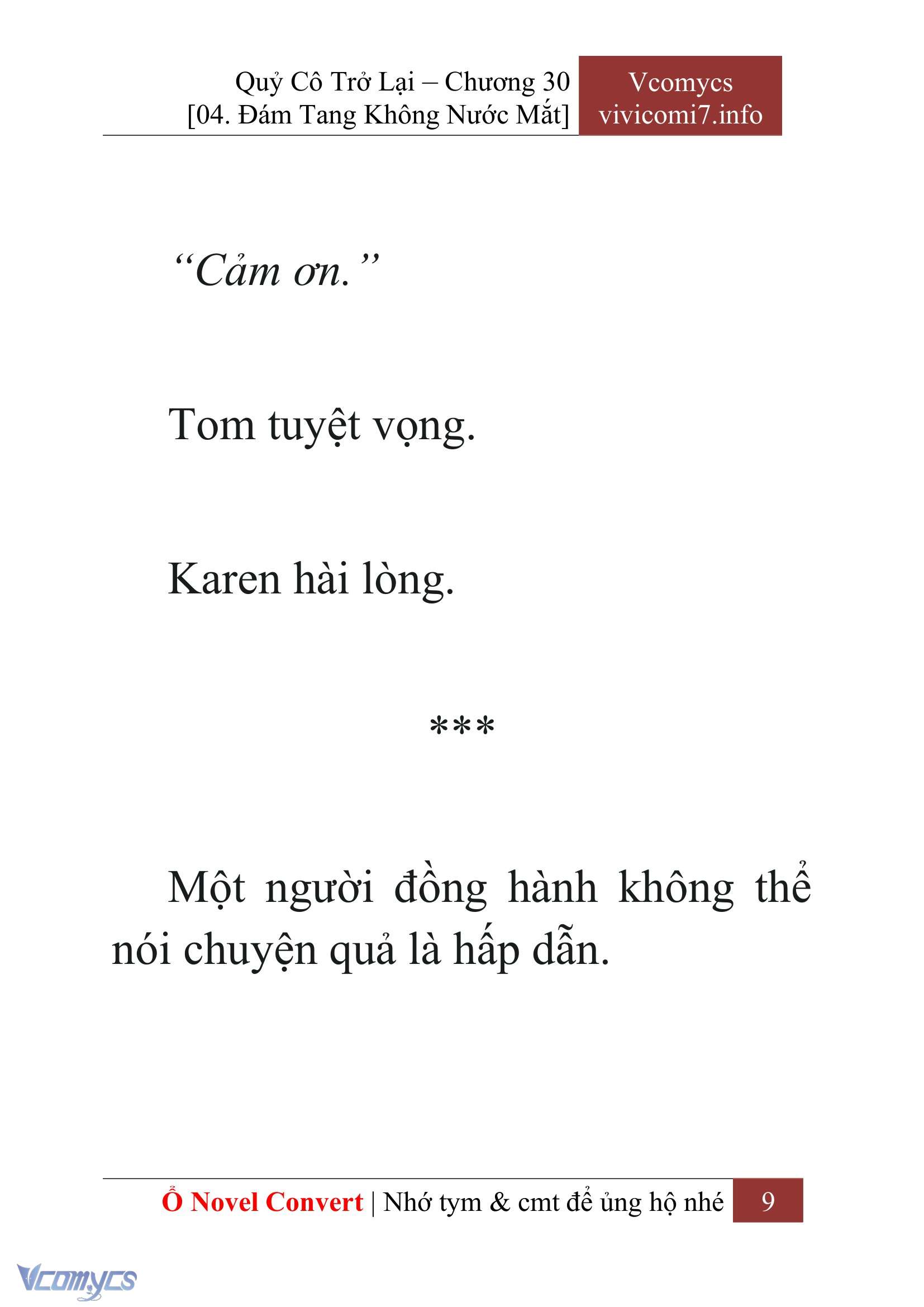 [Novel] Quý Cô Trở Lại Chapter 30 - Trang 12