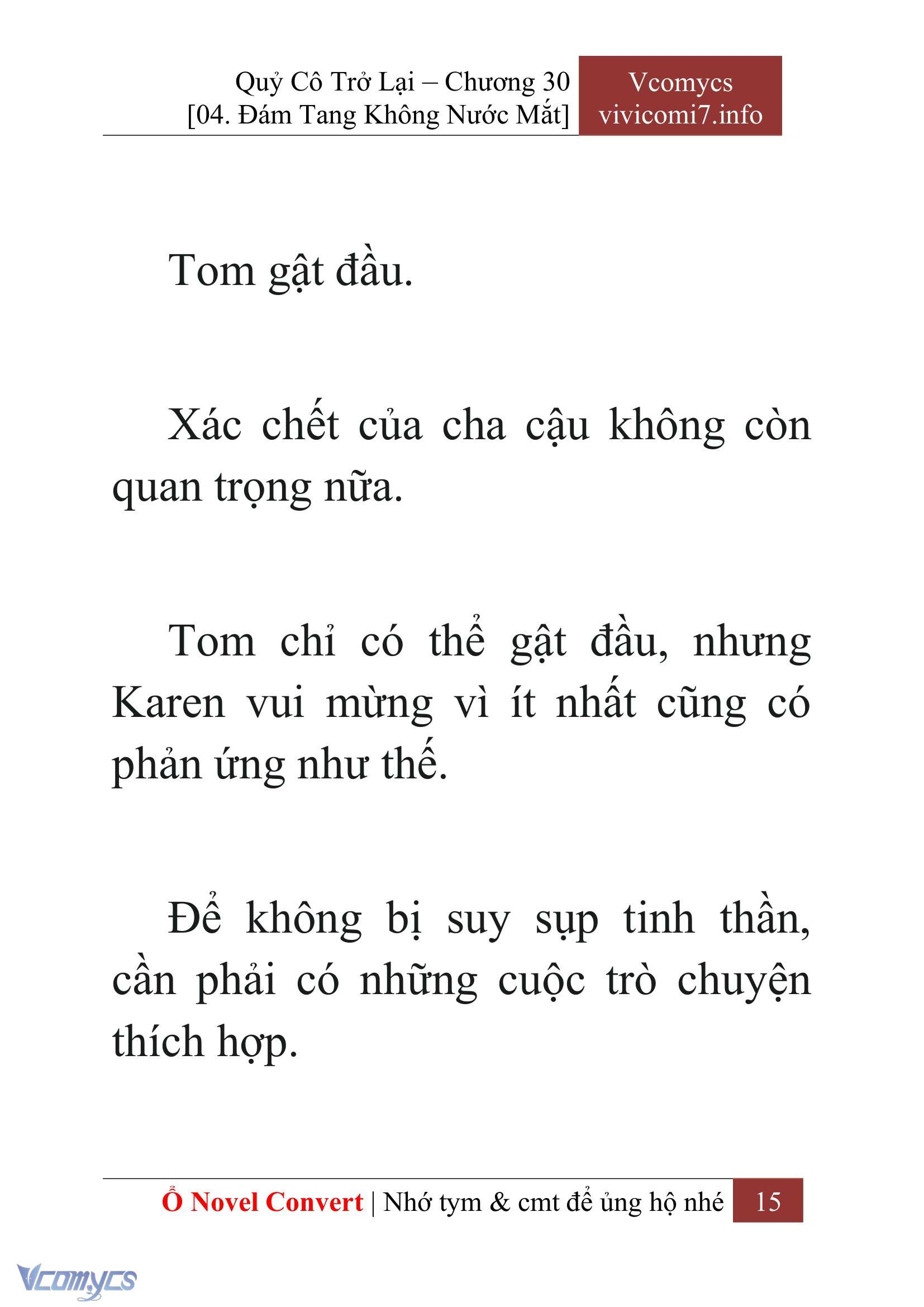 [Novel] Quý Cô Trở Lại Chapter 30 - Trang 18