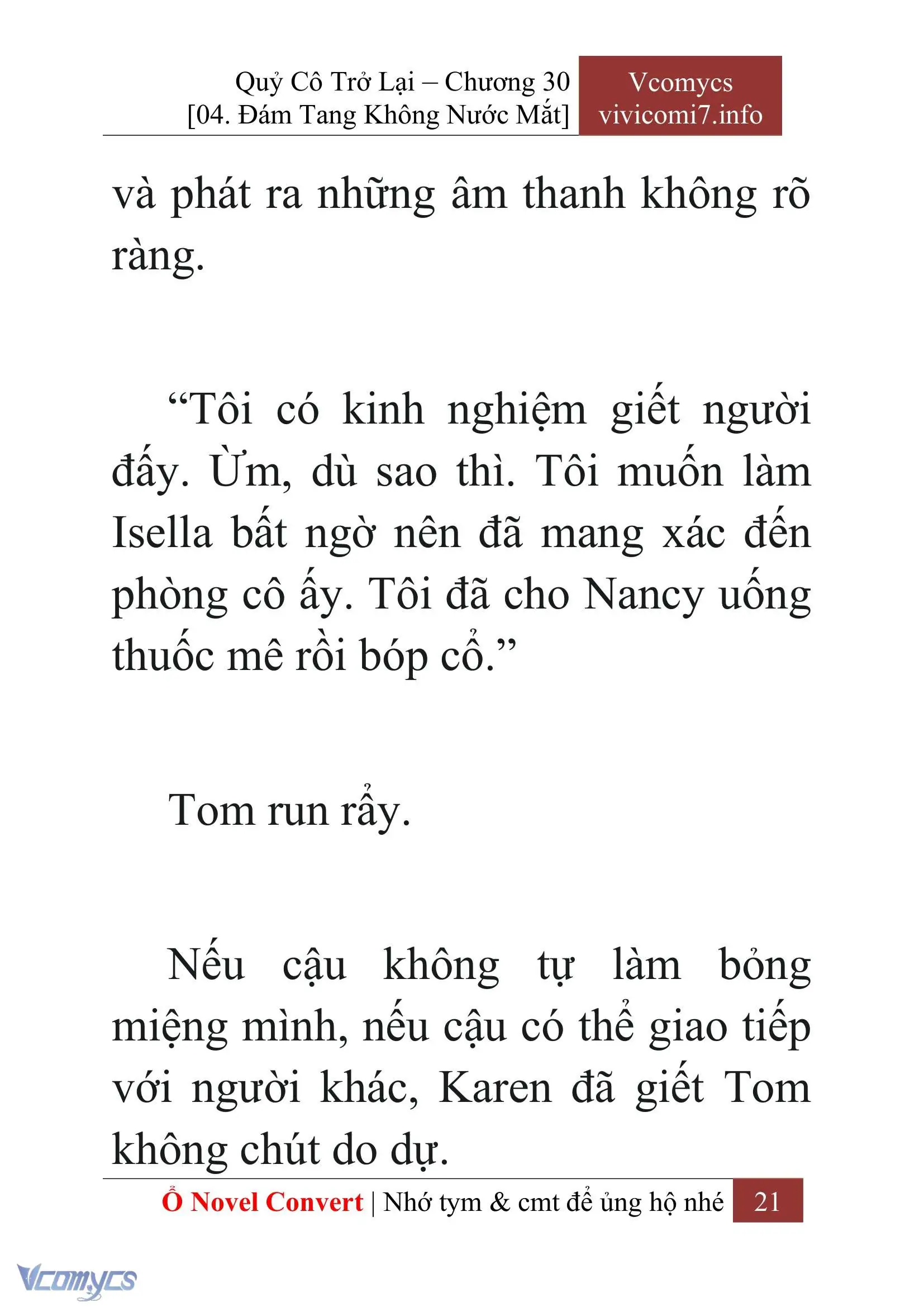 [Novel] Quý Cô Trở Lại Chapter 30 - Trang 24