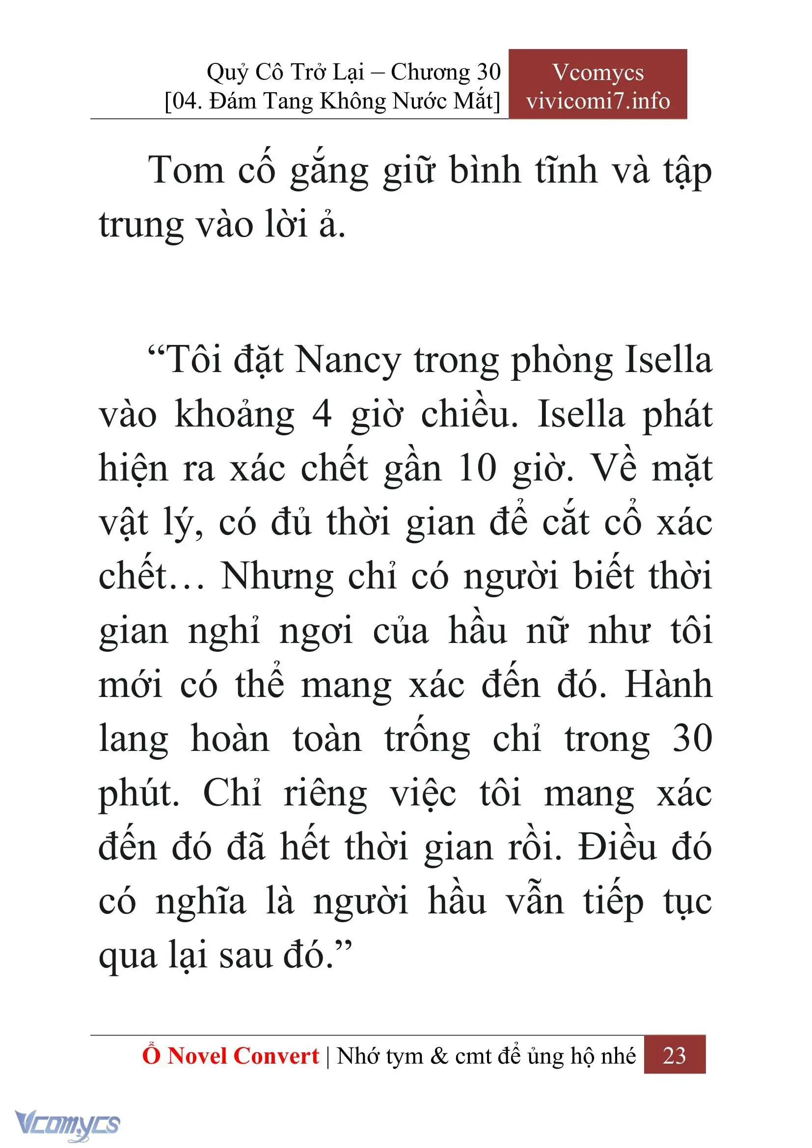 [Novel] Quý Cô Trở Lại Chapter 30 - Trang 26
