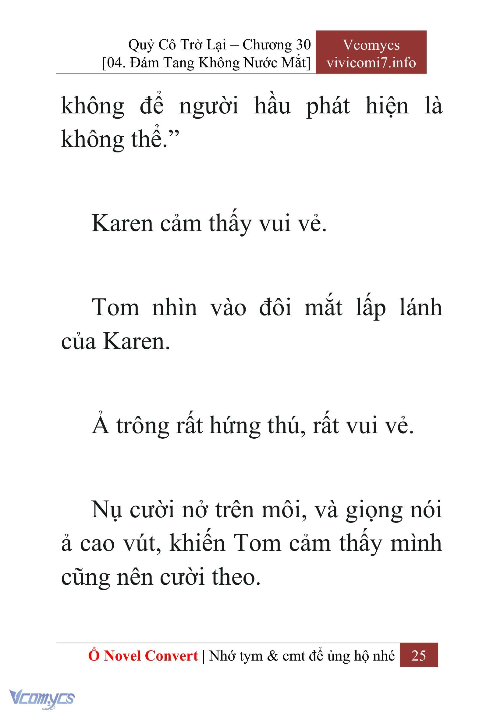 [Novel] Quý Cô Trở Lại Chapter 30 - Trang 28