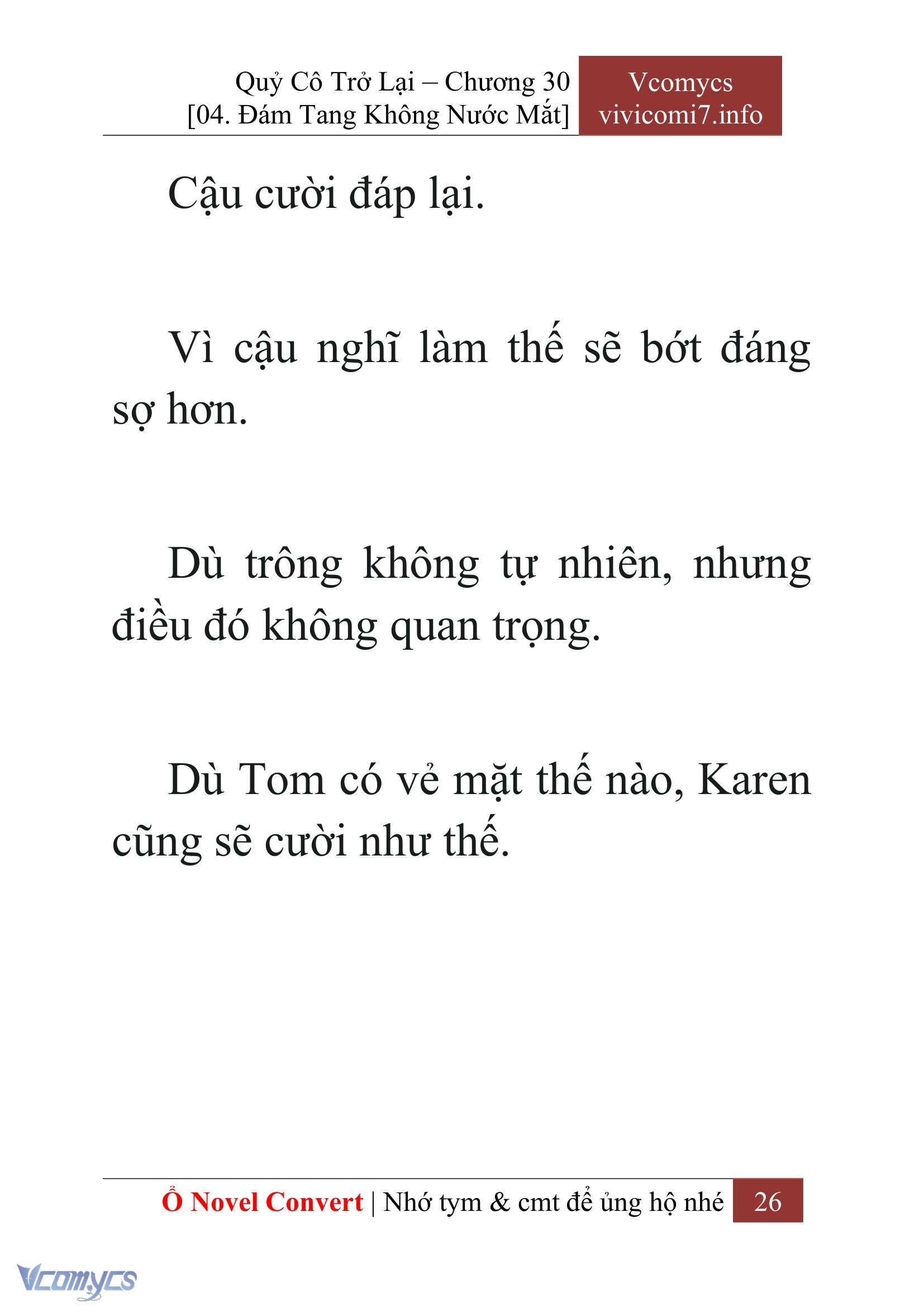 [Novel] Quý Cô Trở Lại Chapter 30 - Trang 29