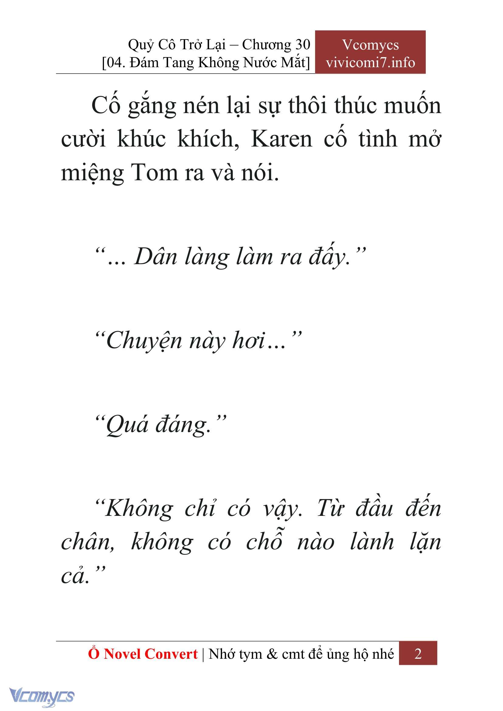 [Novel] Quý Cô Trở Lại Chapter 30 - Trang 5
