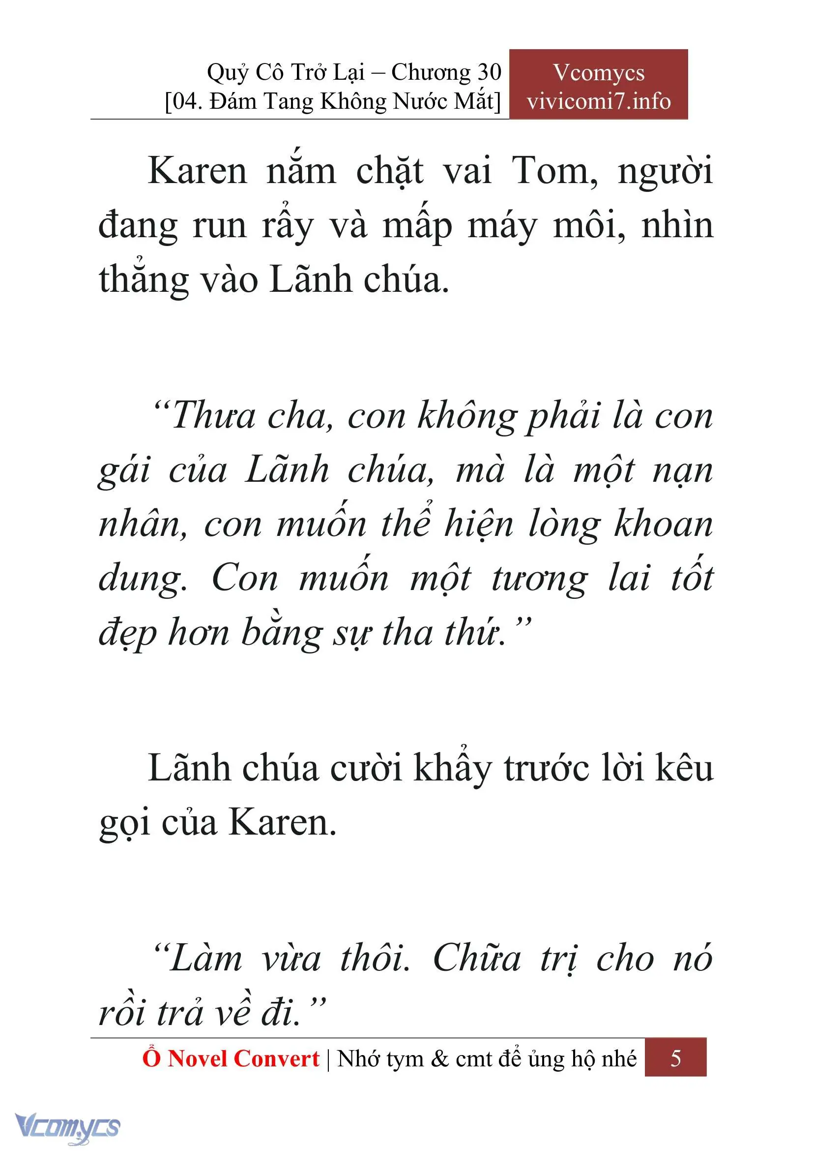 [Novel] Quý Cô Trở Lại Chapter 30 - Trang 8