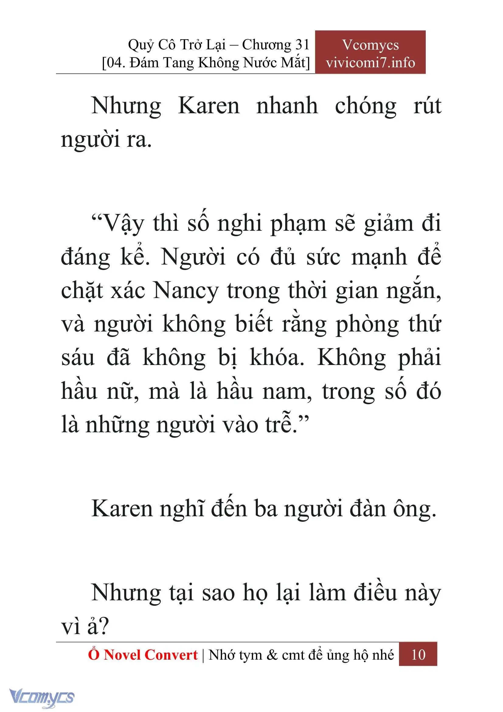 [Novel] Quý Cô Trở Lại Chapter 31 - Trang 13