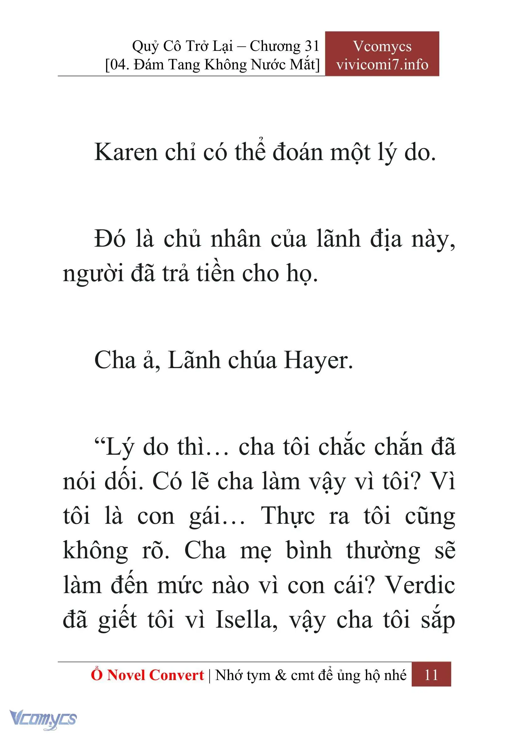 [Novel] Quý Cô Trở Lại Chapter 31 - Trang 14