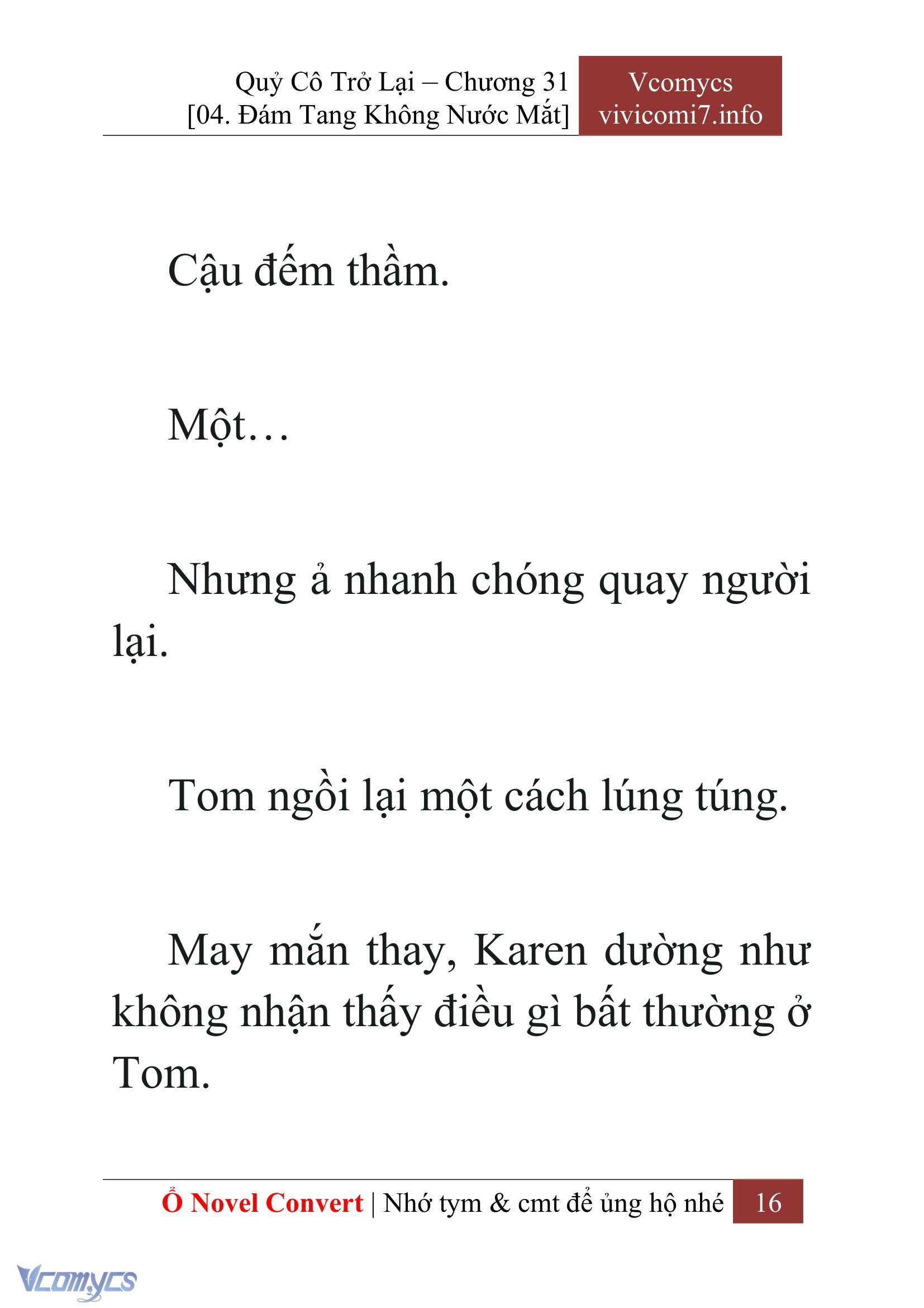 [Novel] Quý Cô Trở Lại Chapter 31 - Trang 19