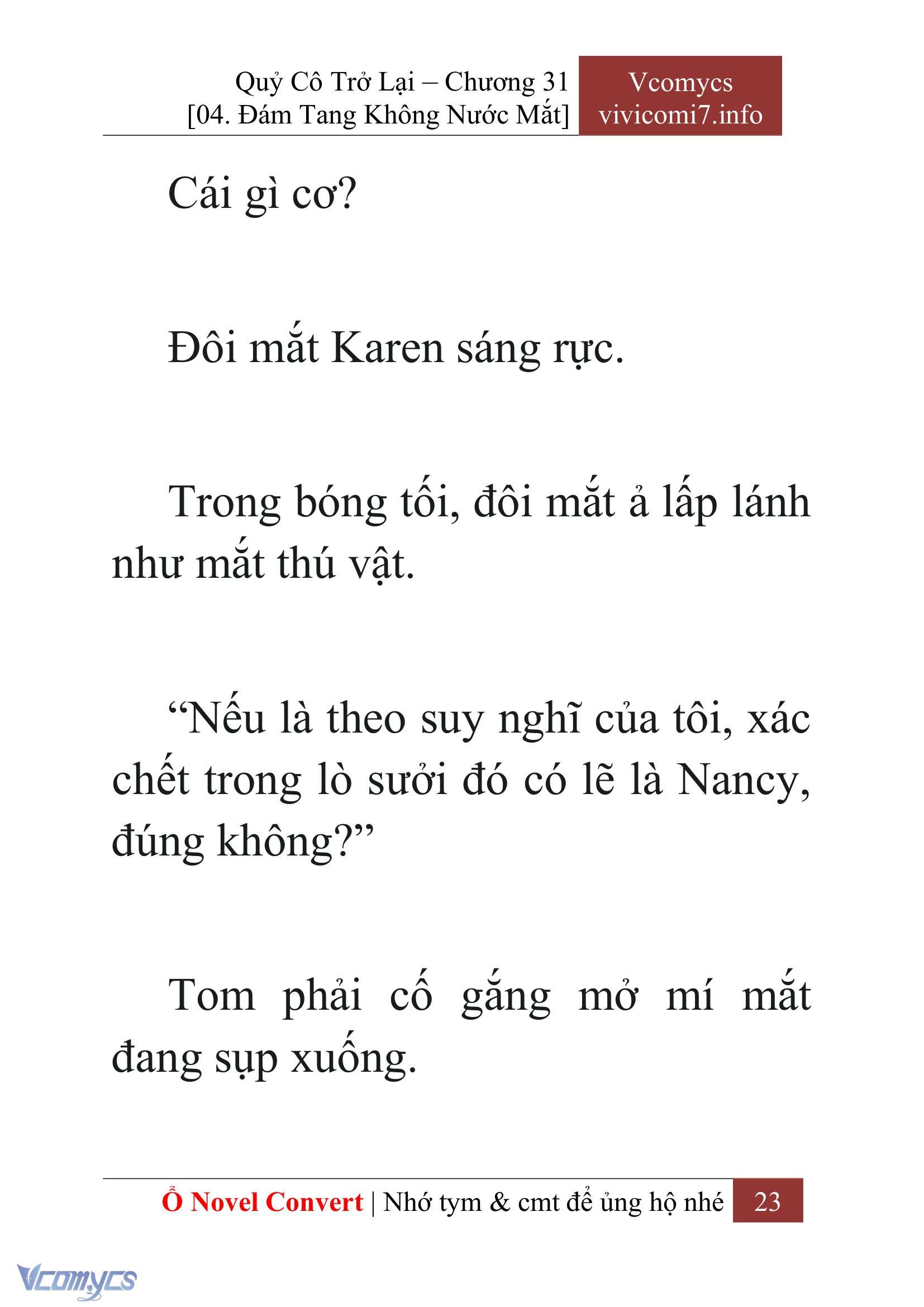 [Novel] Quý Cô Trở Lại Chapter 31 - Trang 26