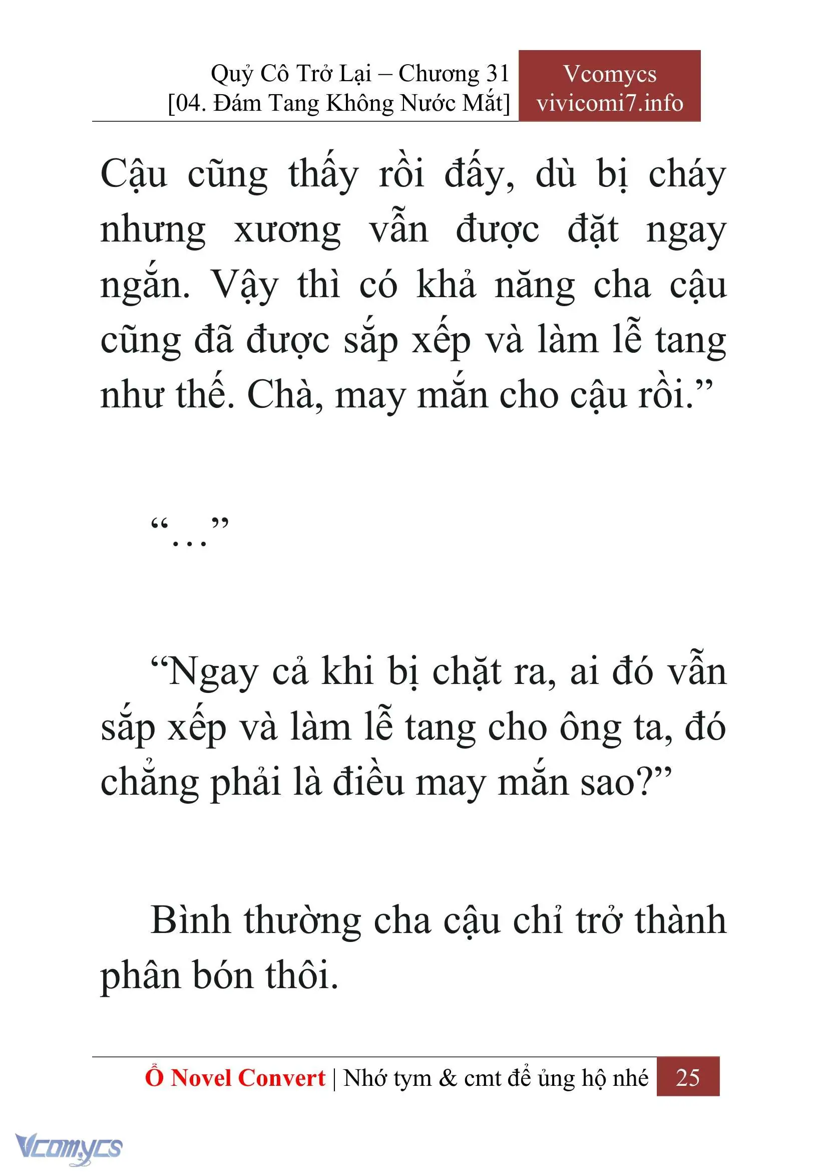 [Novel] Quý Cô Trở Lại Chapter 31 - Trang 28