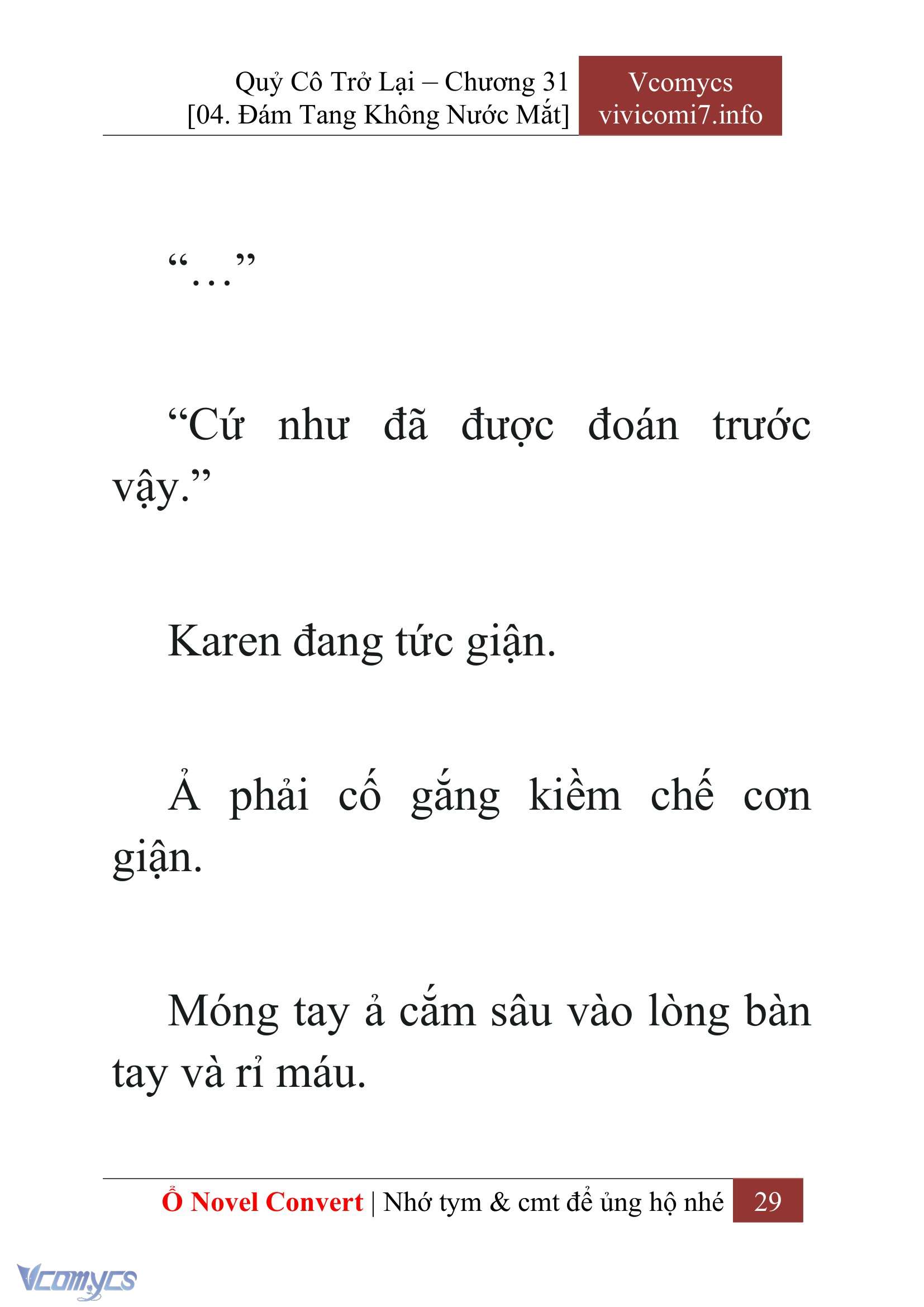 [Novel] Quý Cô Trở Lại Chapter 31 - Trang 32